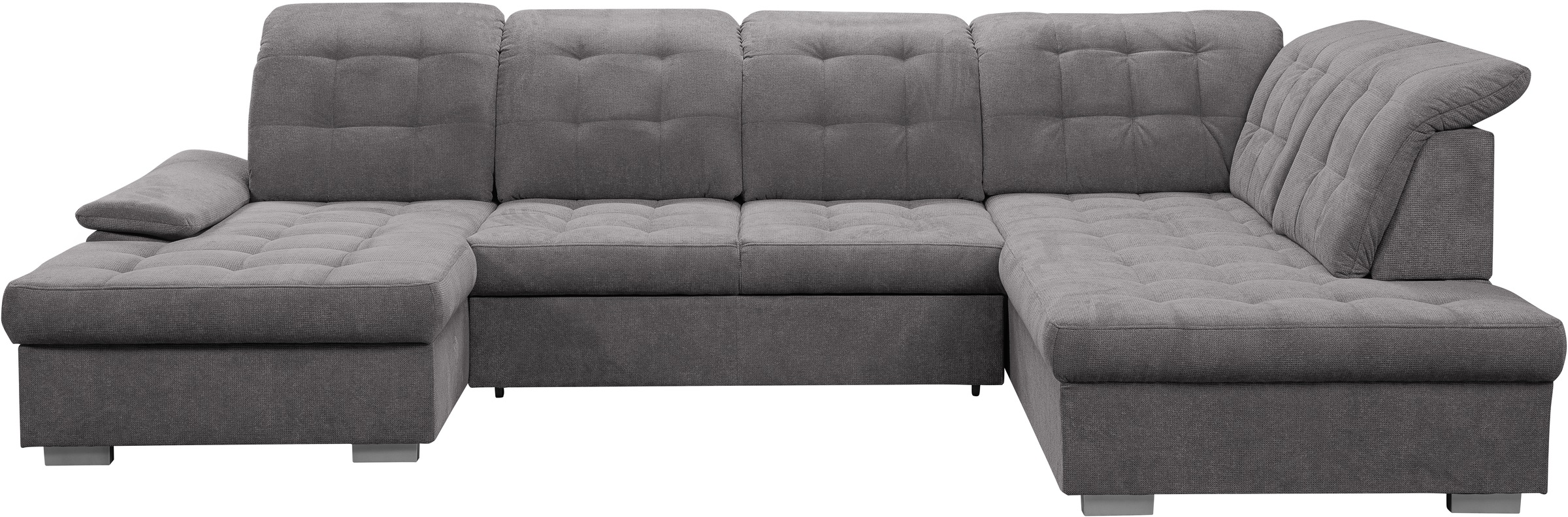 WERK2 Wohnlandschaft "Kordula-New U-Form", Sofa in U-Form mit Schlaffunktio günstig online kaufen