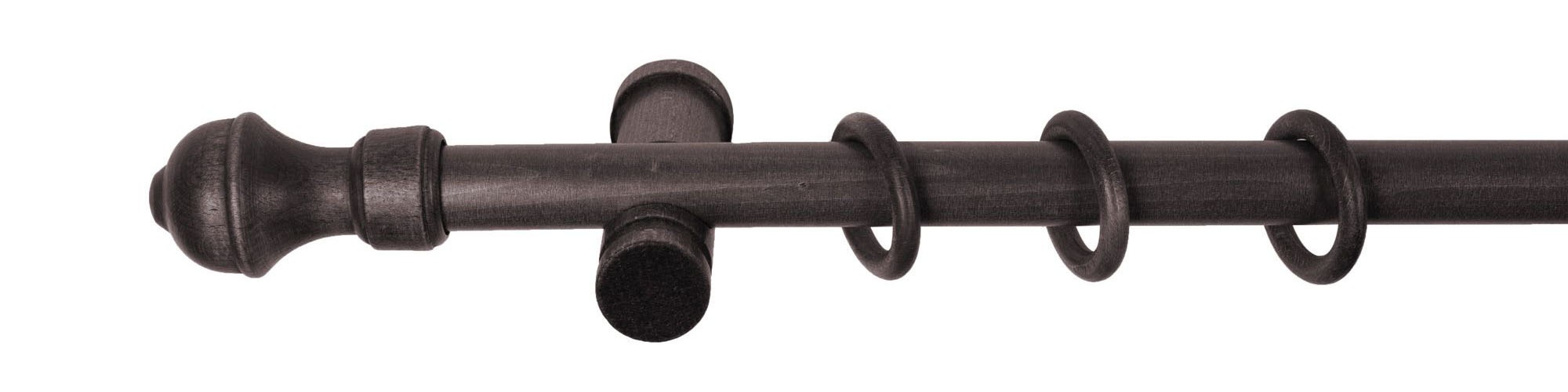 SN DECO GROUP Gardinenstange "Ares" 1 läufig-läufig Fixmaß 28 mm, Holz, ver günstig online kaufen