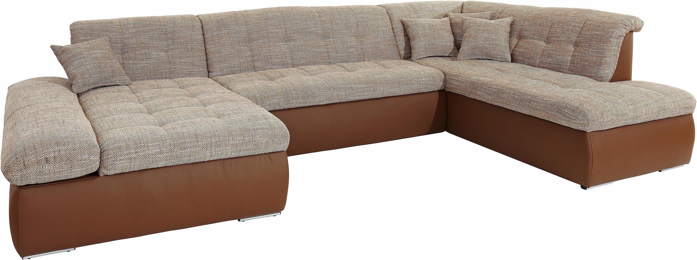 DOMO collection Wohnlandschaft "Moric U-Form, auch in Cord, Breite 353cm, v günstig online kaufen