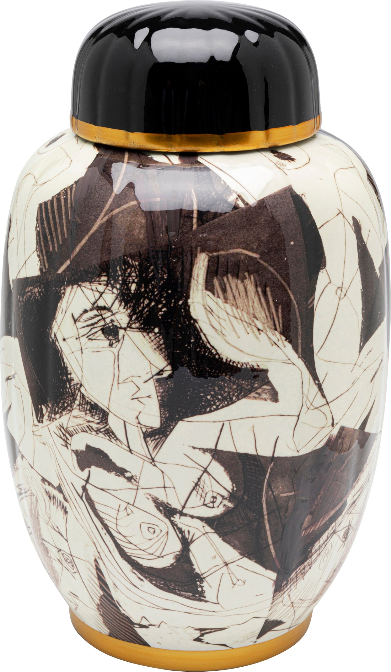 Kare Design Aufbewahrungsdose »Dekodose La Spezia, Durchmesser 18 cm« ideal für Schmuck, Schlüssel, Kleingeld, Haargummis u.a. Kleinteile