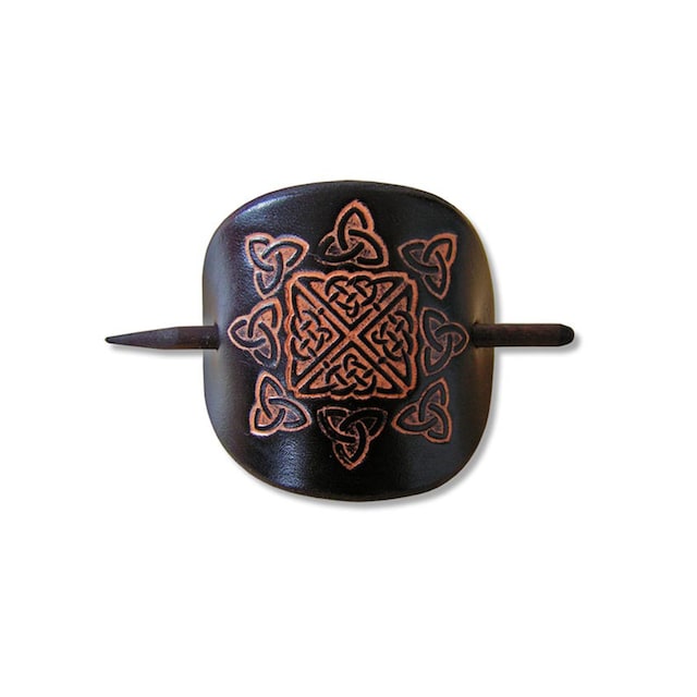 Adelia´s Diadem »Haarspange Keltische Leder Haarspange« | BAUR