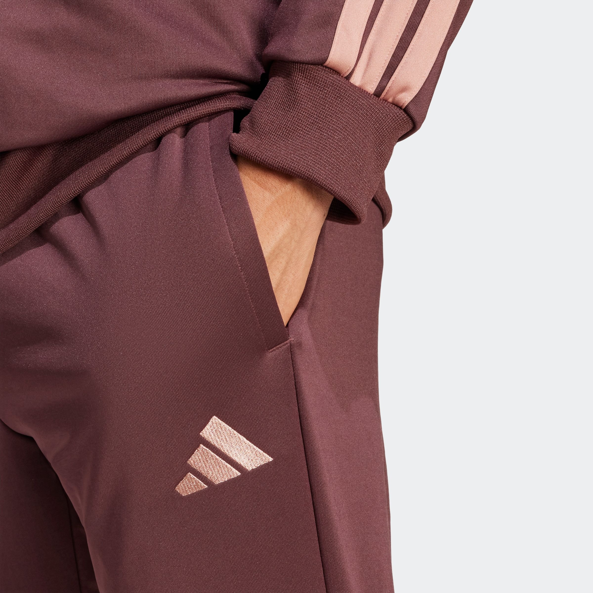 Thumbnail - adidas Sportswear Trainingsanzug "3-STREIFEN FRENCH TERRY" 2 Stk. zweiteiliges Set, aus French-Terry-Material, mit Rippd...