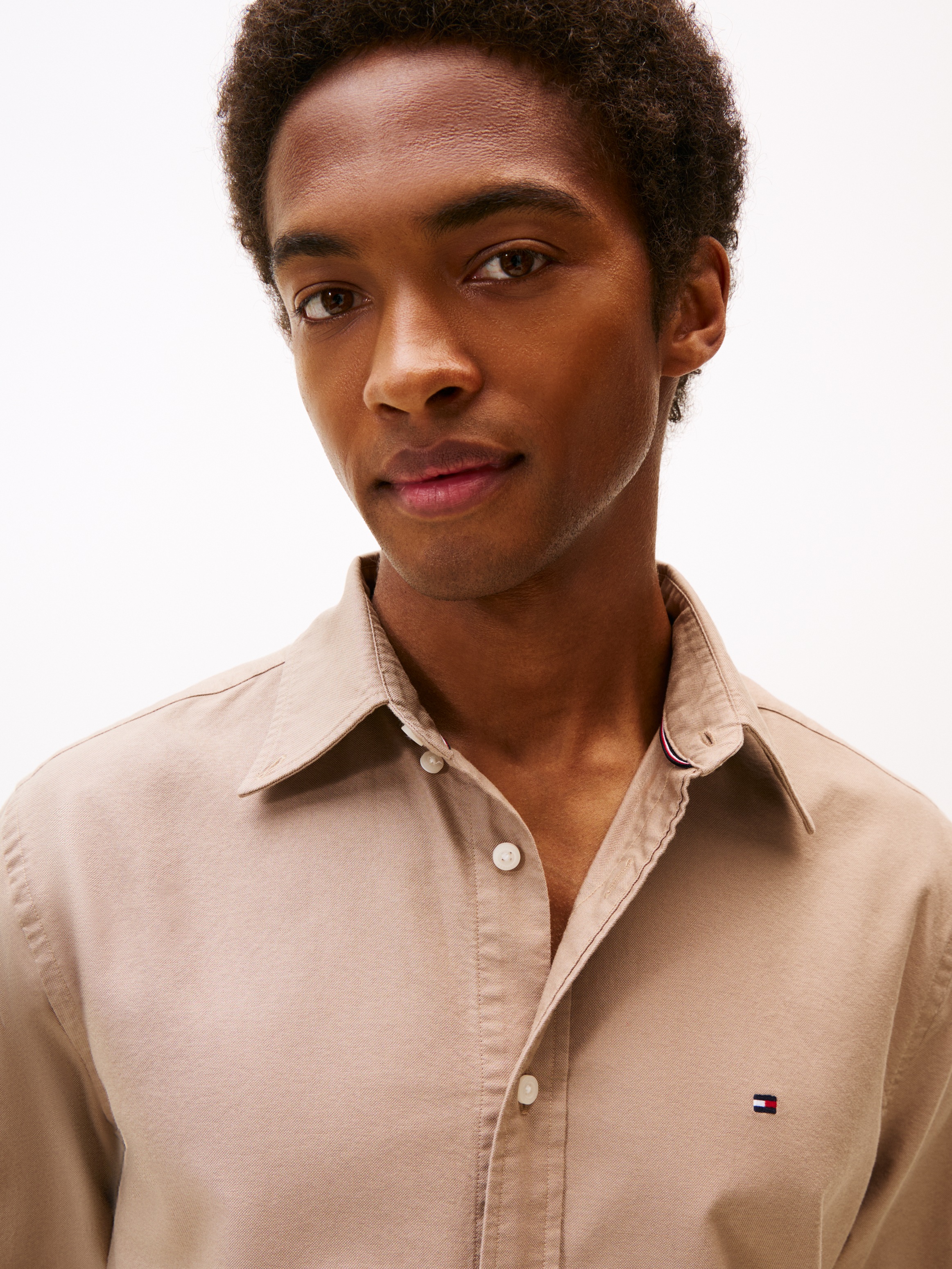 Tommy Hilfiger Langarmhemd "SOLID HERITAGE OXFORD Regular Fit SHIRT" günstig online kaufen