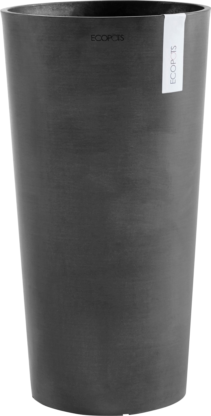 ECOPOTS Blumentopf "AMSTERDAM MID HIGH Dark Grey", BxTxH: 34x34x66 cm