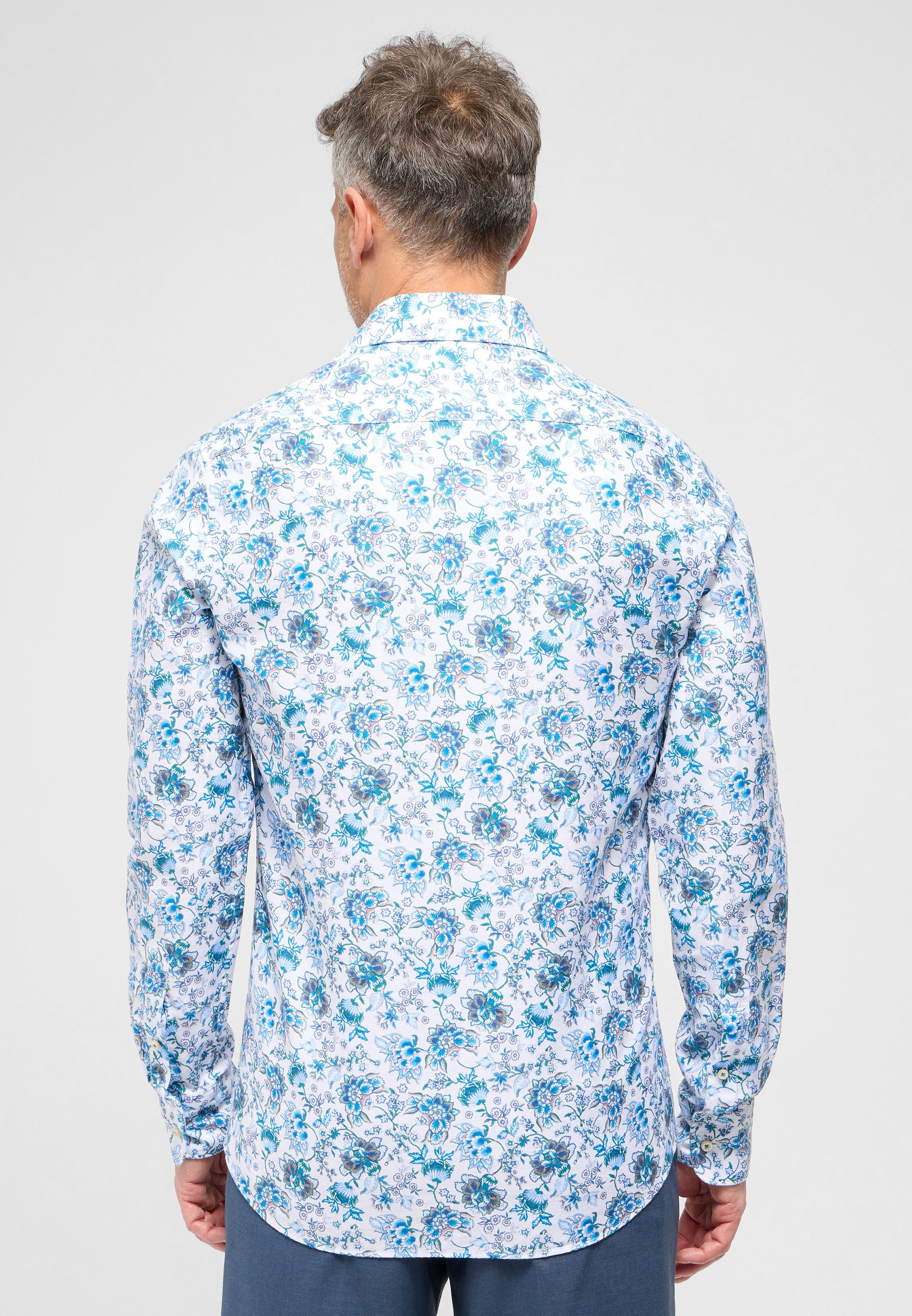 Eterna Langarmhemd »SLIM FIT« EASY IRON (bügelleicht)