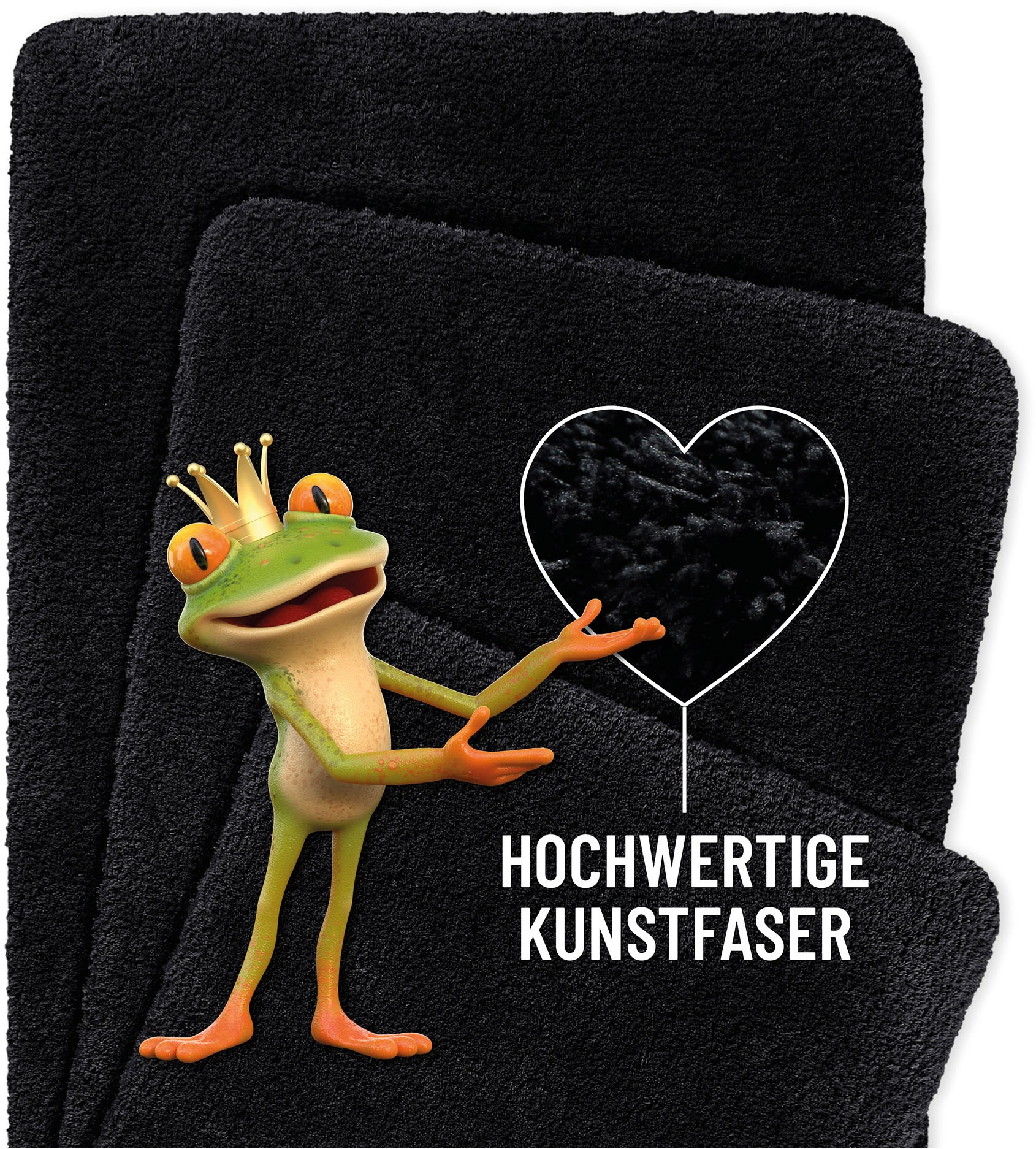 Homie Living Badematte »Porto Azzurro« Höhe 30 mm rutschhemmend beschichtet fußbodenheizungsgeeignet | schnell trocknend Badteppich, uni, rechteckig & rund, waschbar, Badezimmerteppich