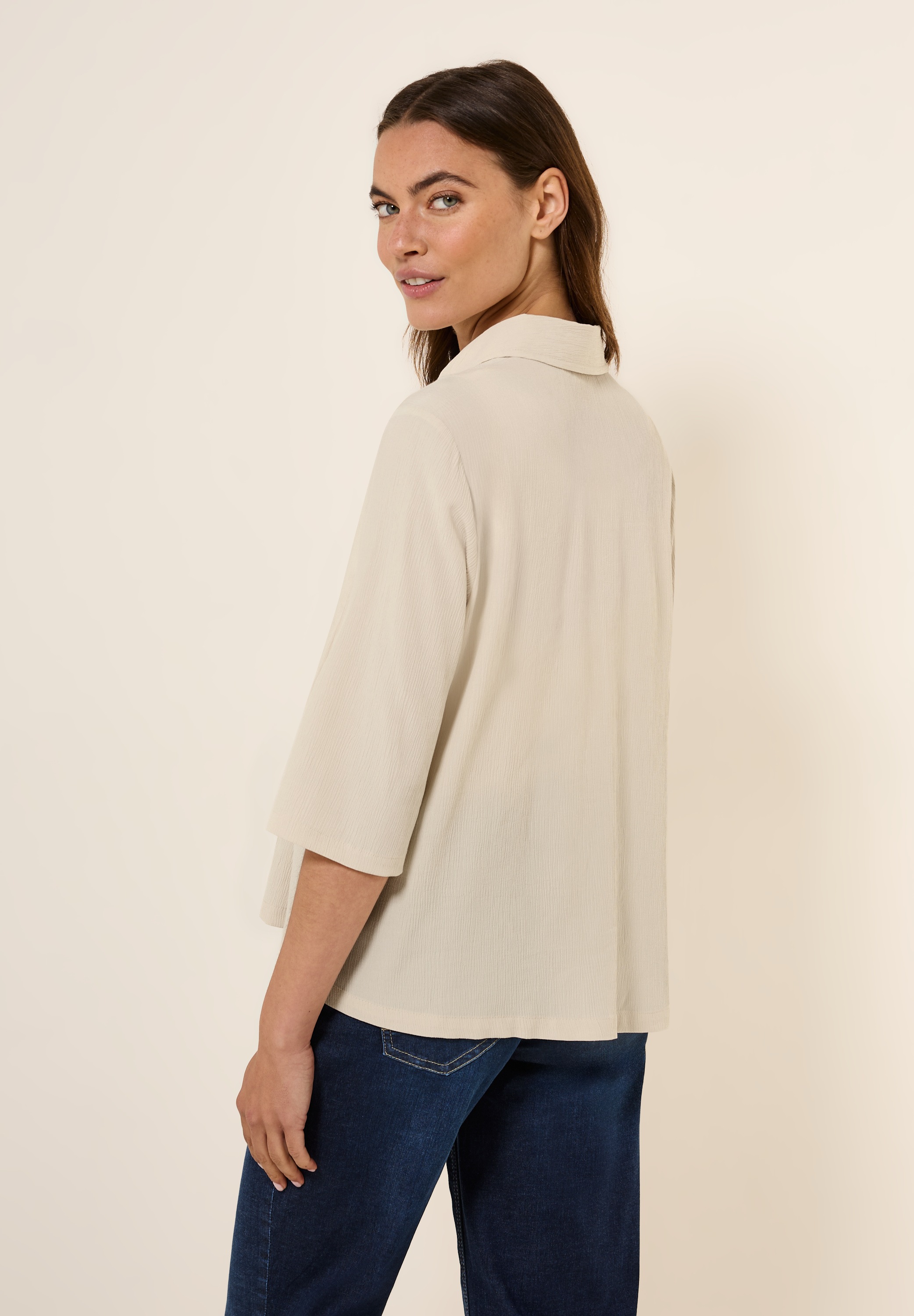 Cecil Hemdbluse, in Unifarbe günstig online kaufen