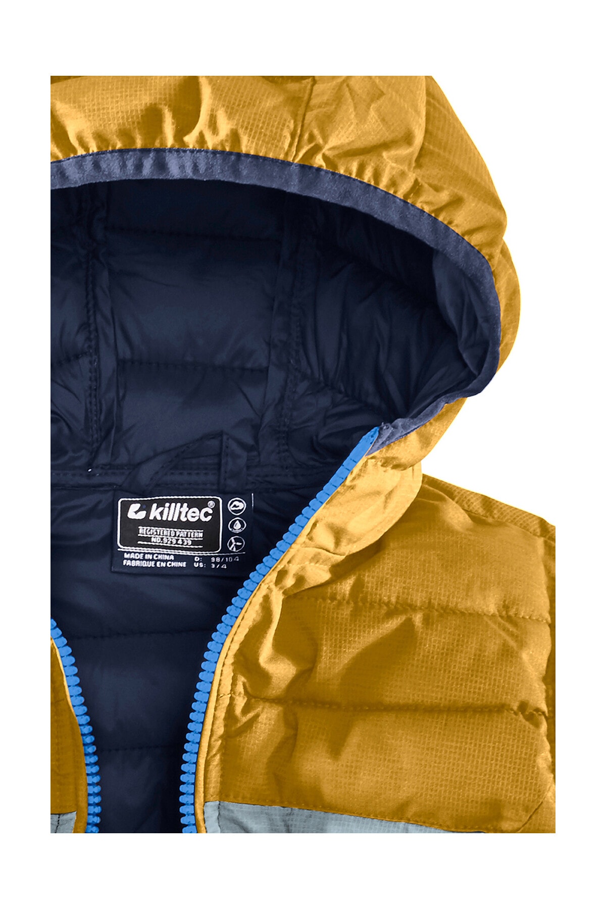 Killtec Steppjacke »Hipsy Mini«, Wasser- und windabweisende Steppjacke im Colourblock-Design