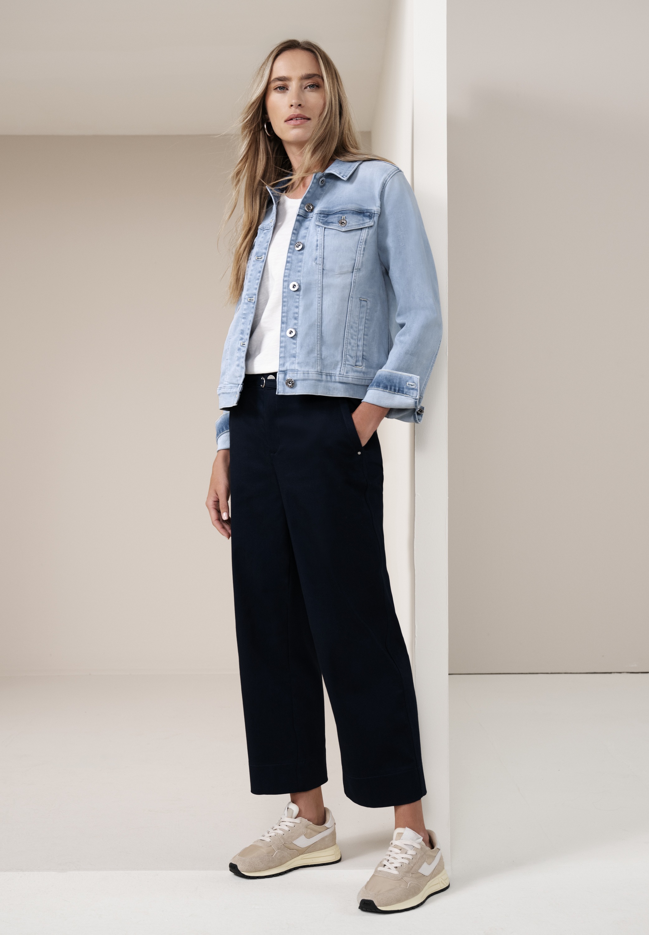 STREET ONE Jeansjacke mit Brust Taschen