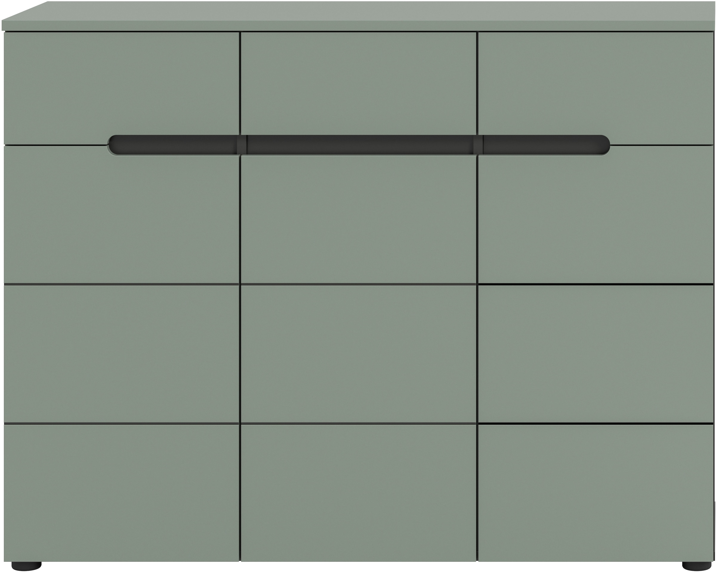 INOSIGN Garderobenschrank, (1 St., in verschiedenen Farben erhältlich, Platz für ca. 24 Paar Schuhe), Schuhschrank, Kommode, Schuhkommode, Anrichte, Sideboard
