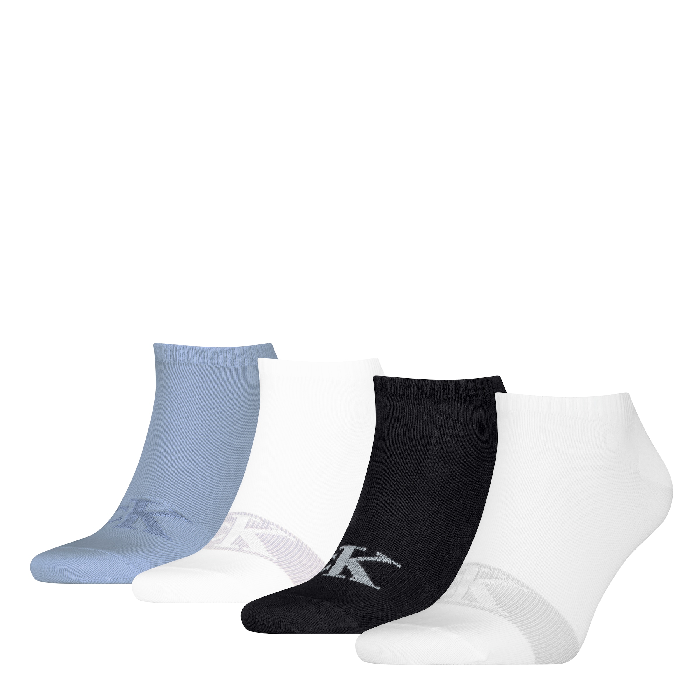 Calvin Klein Jeans Socken "CKJ MEN SNEAKER 4P SHADOW RIB LOGO ECOMM", (4 Paar), mit dezentem Logo-Print