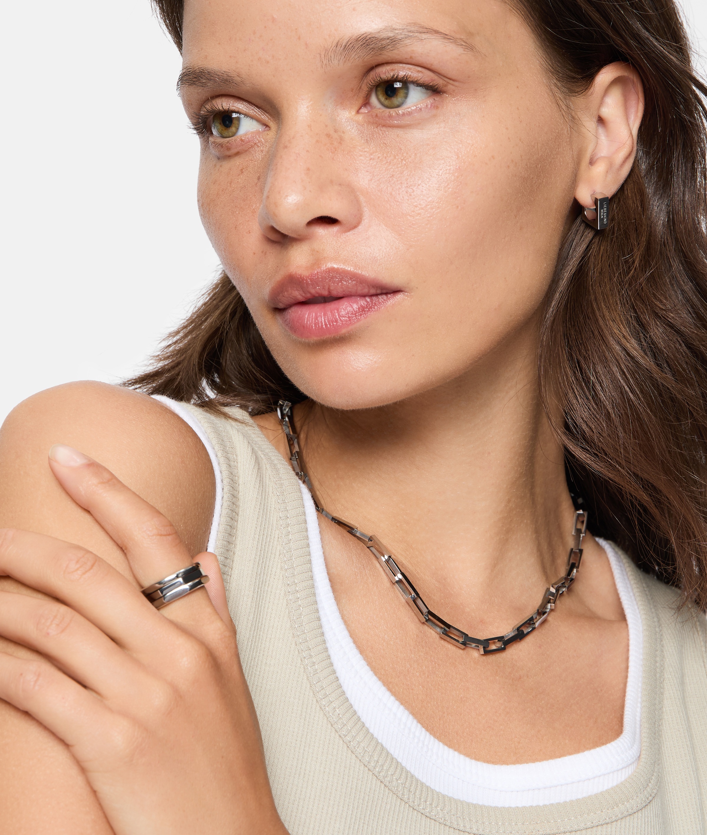 Liebeskind Berlin Ring-Set »Schmuck Geschenk Edelstahl Ring Urban Chic«, (Set, 3 tlg.)