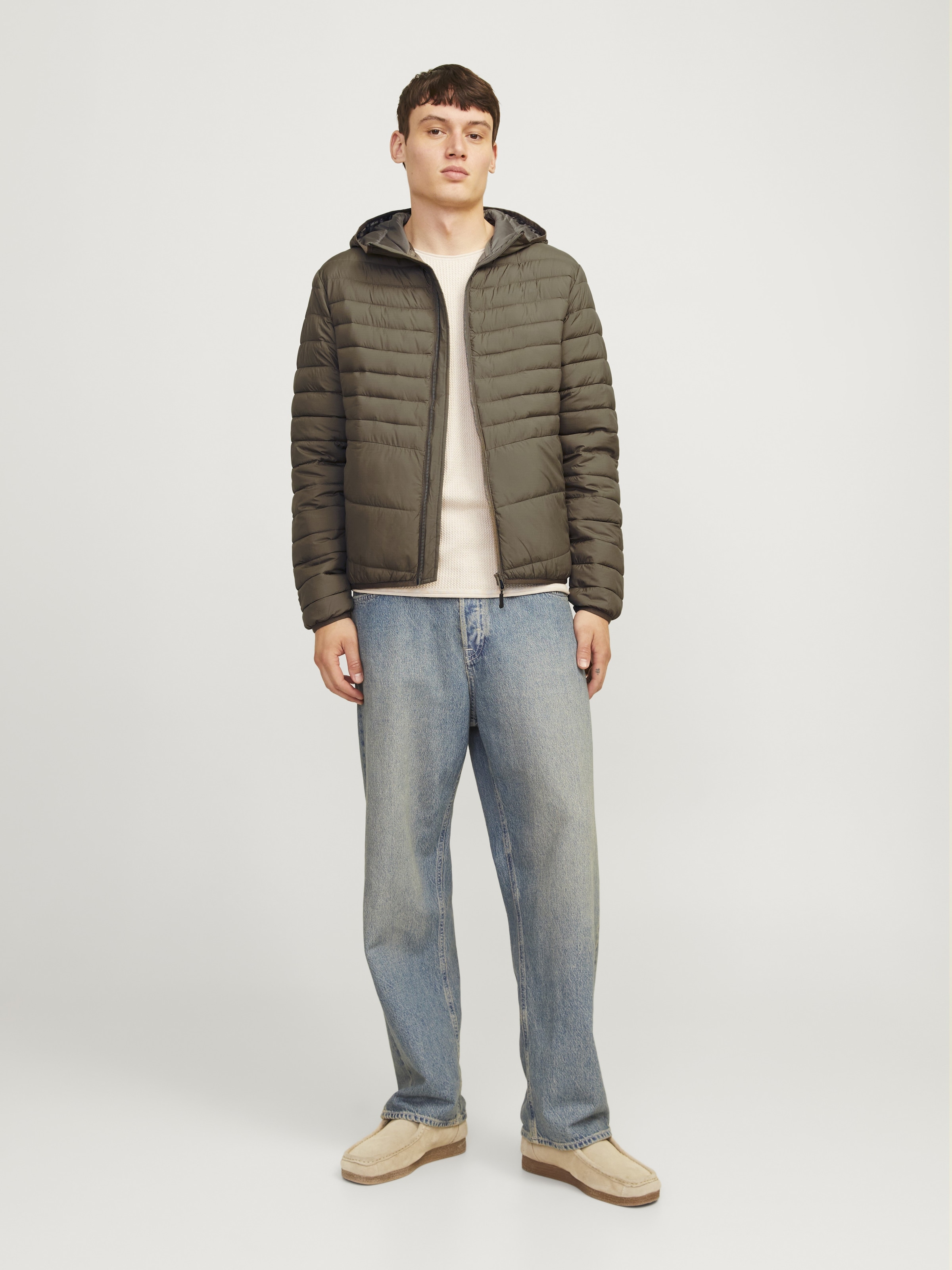 Jack & Jones Steppjacke »JJESTATE PACKABLE PUFFER HOOD NOOS«, mit Kapuze, mit Kapuze