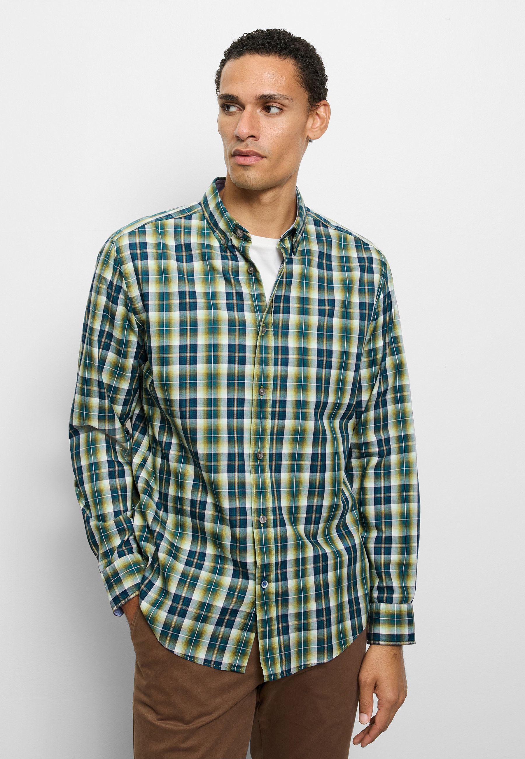 OLYMP Langarmhemd "OLYMP Casual, regular fit, Button-down" günstig online kaufen
