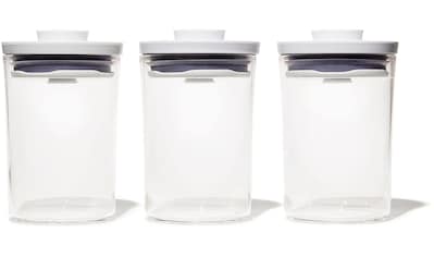 Vorratsdose »RUNDER MINI-POP-BEHÄLTER«, (Set, 3 tlg.), 0,6 L