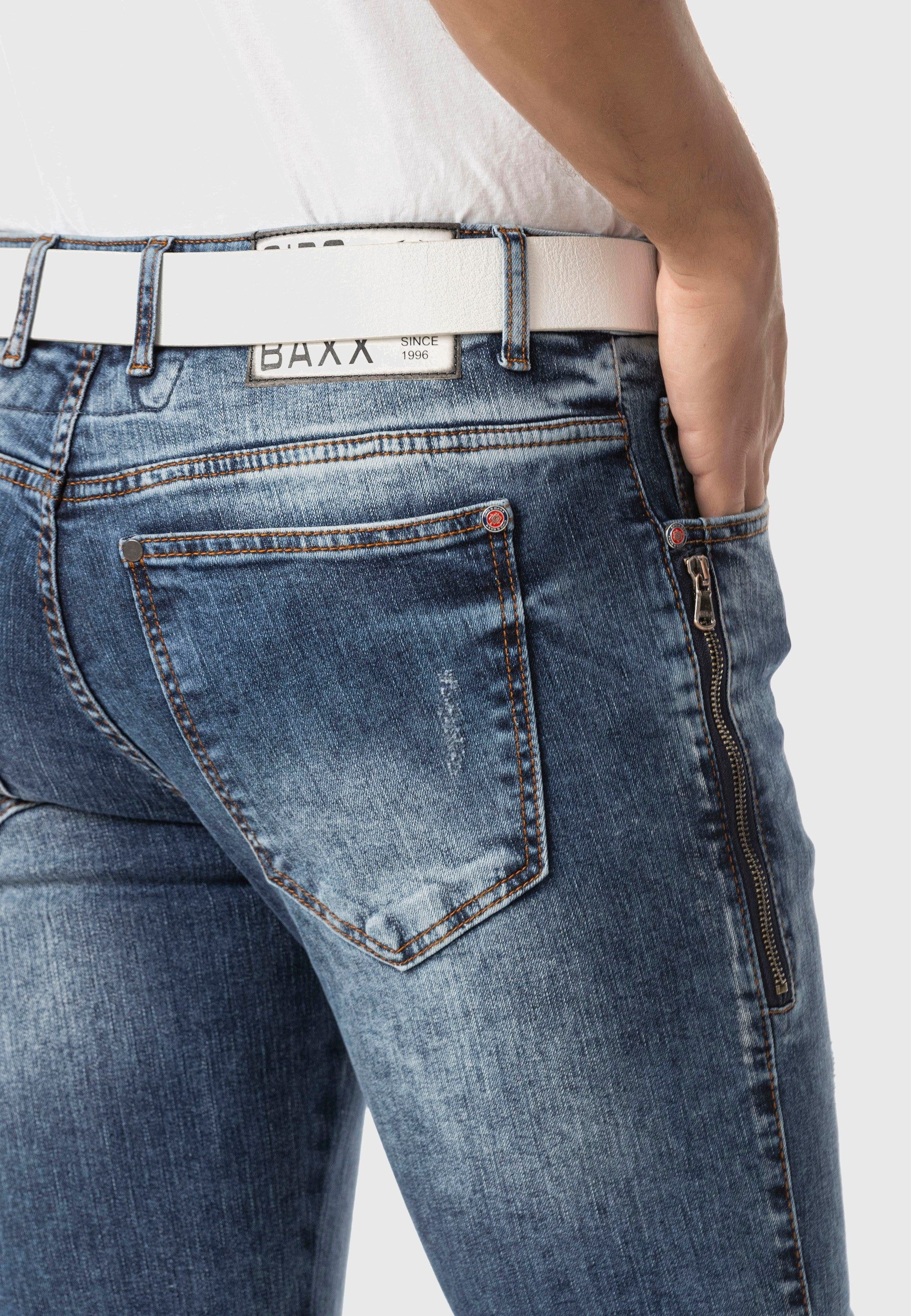 Cipo & Baxx 5-Pocket-Jeans »Jeans«, im Used-Look