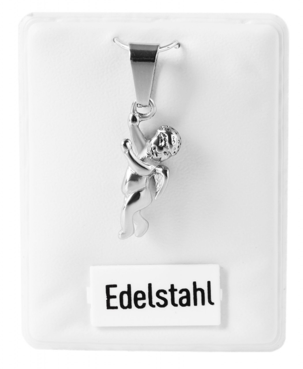 Adelia's Engel Anhänger Edelstahl Silber 2