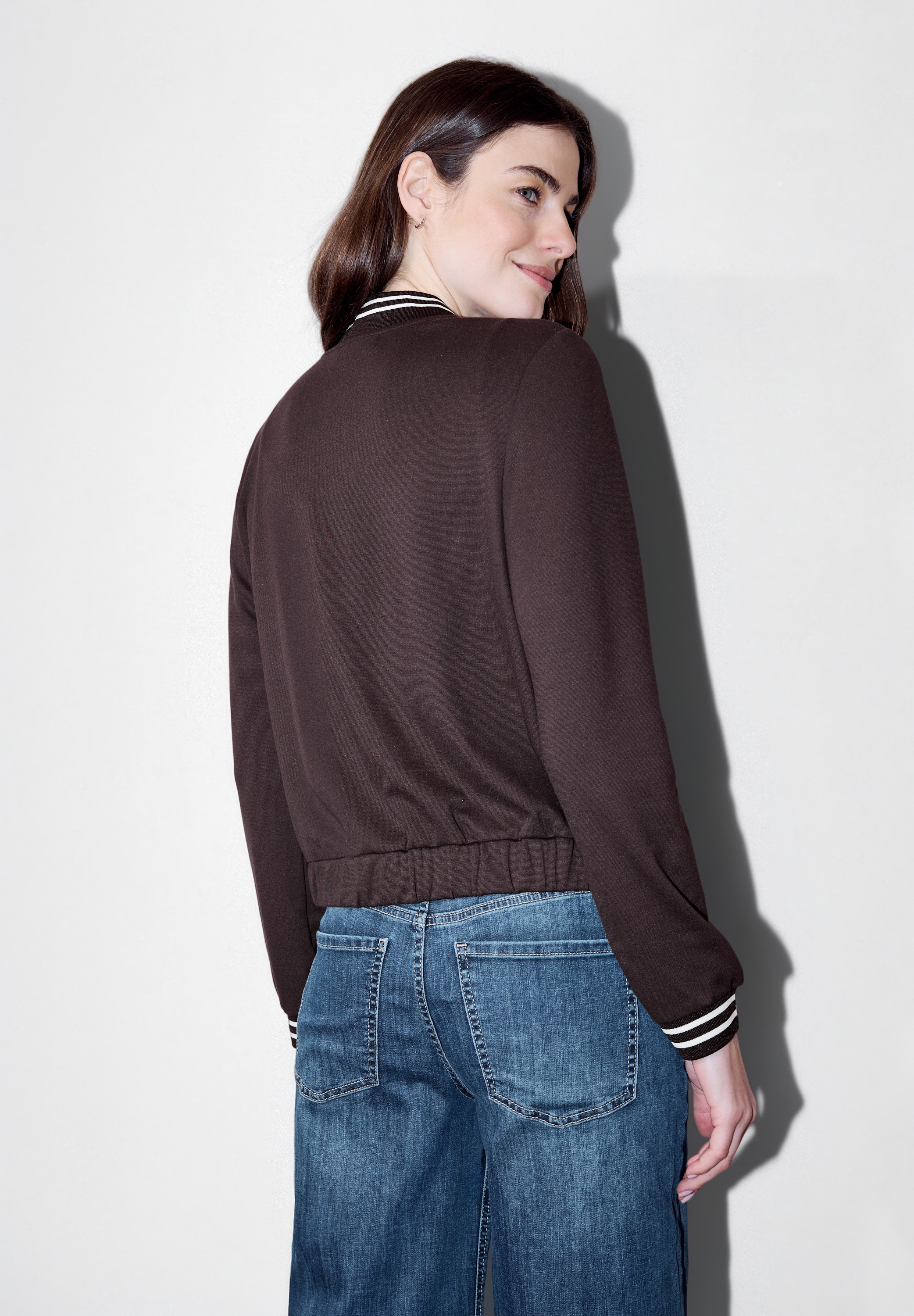 STREET ONE STUDIO Blouson ohne Kapuze mit College-Style Details günstig online kaufen