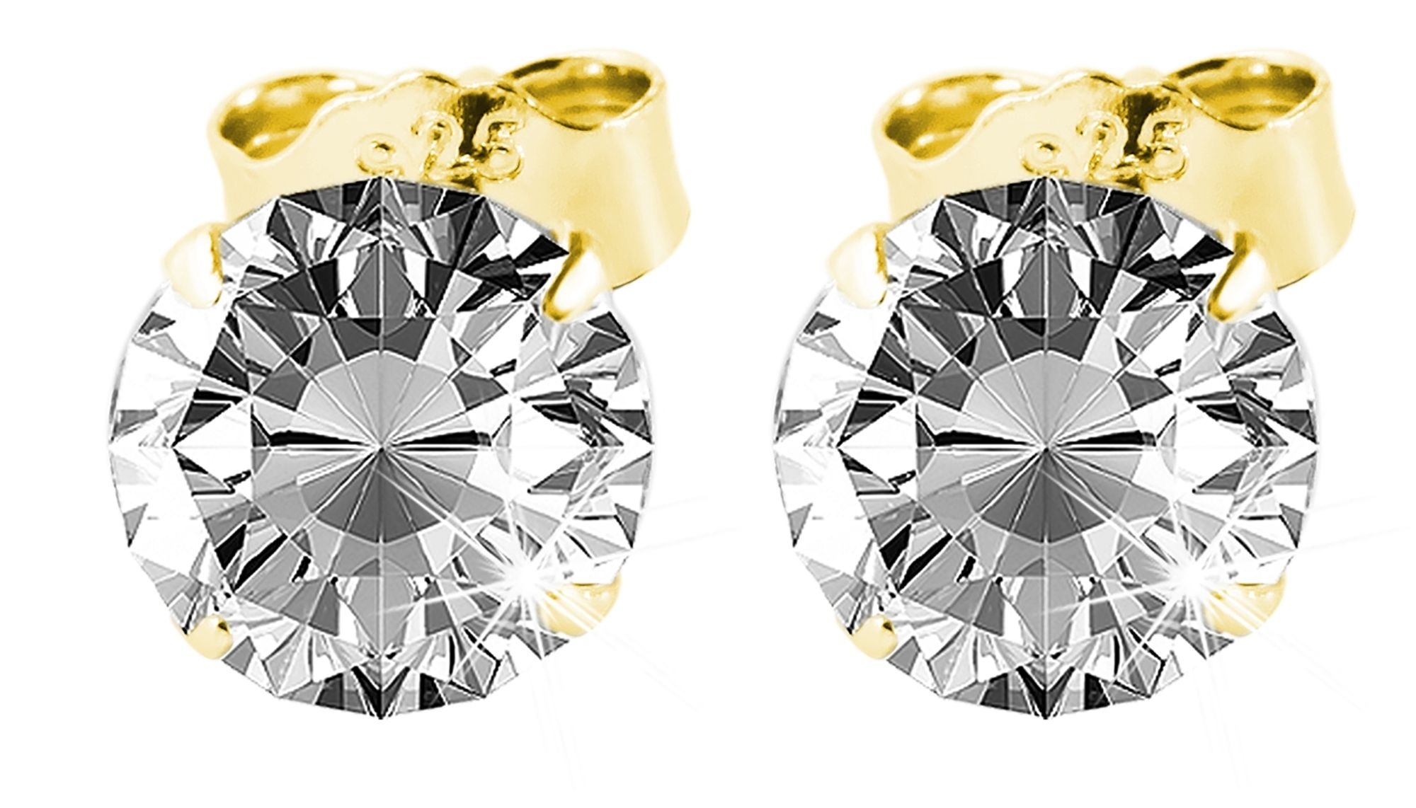 Adelia´s Paar Ohrhänger "Damen Ohrringe – Ohrstecker aus 925 Silber mit Zir günstig online kaufen