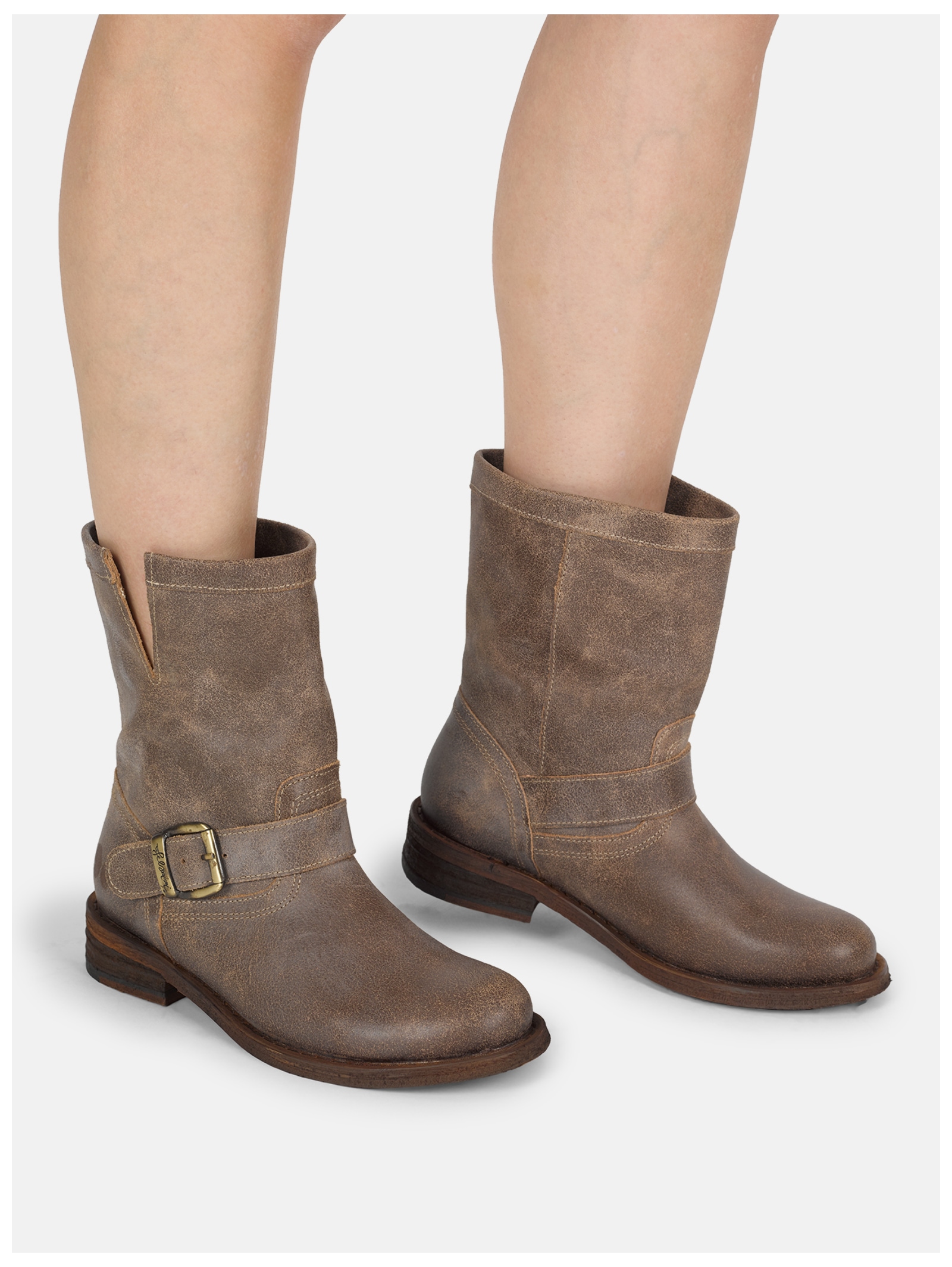 Felmini Bikerboots »Felmini Stiefelette Leder«