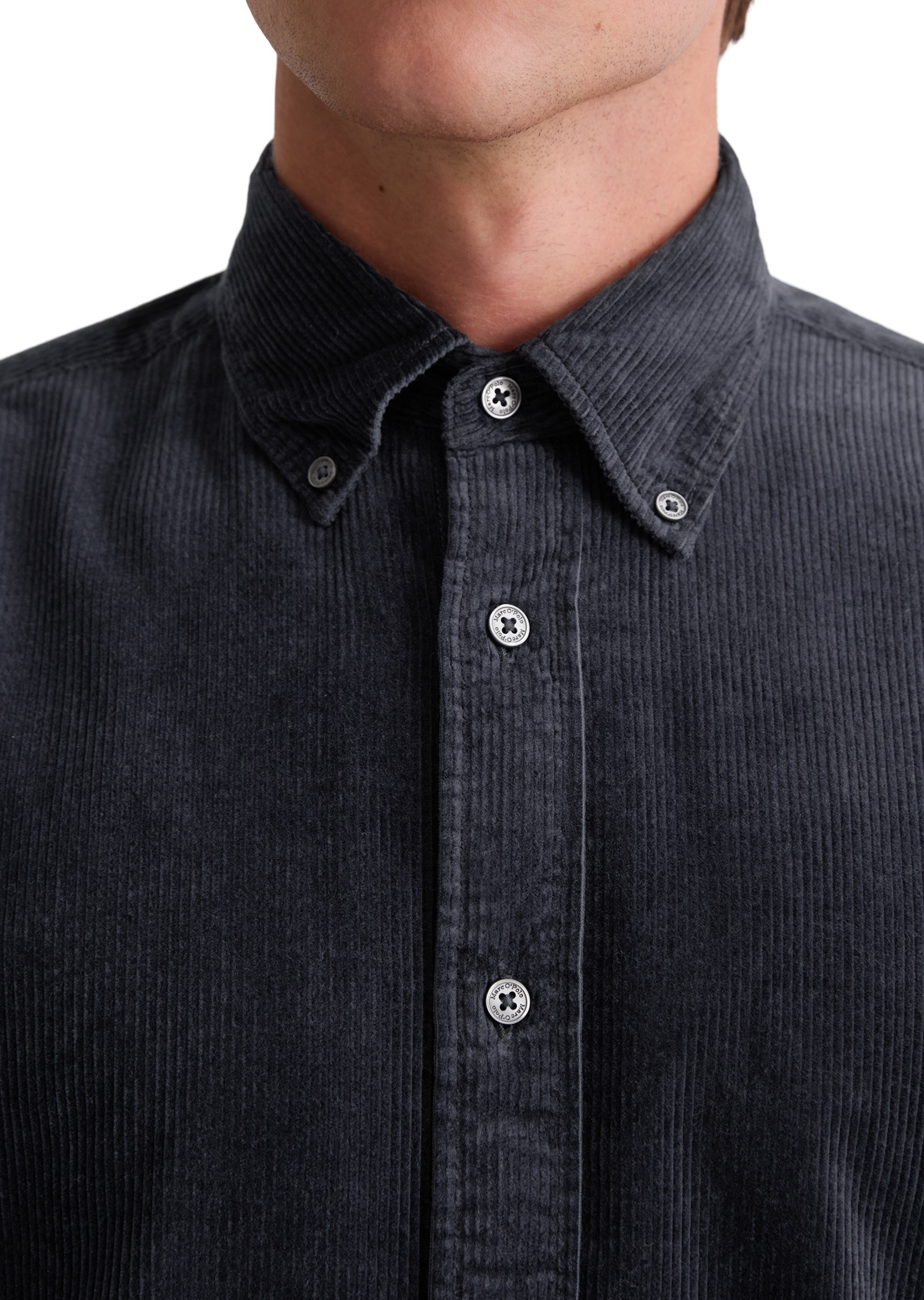 Marc O'Polo Langarmhemd »mit Button-Down-Kragen«