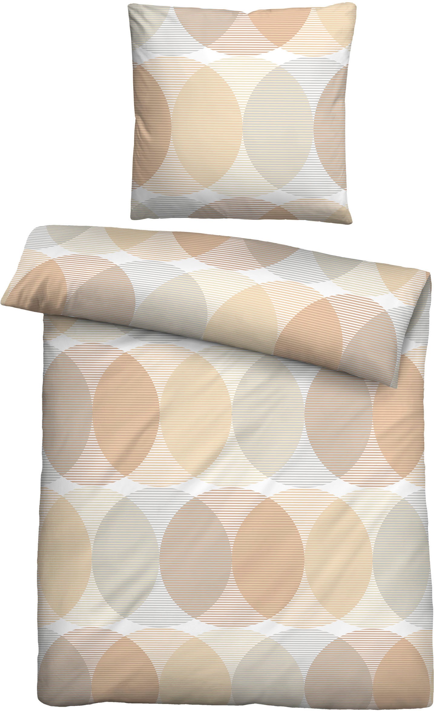 Thumbnail - Biberna Bettwäsche "0474493" 2 Stk. natürlicher Rohstoff, schnelltrocknend, angenehm weich, atmungsaktiv