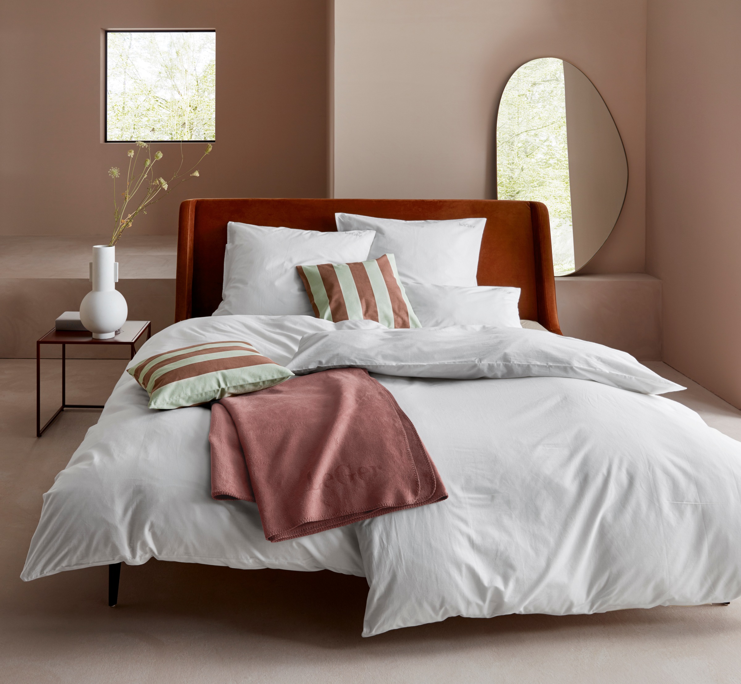 LeGer Home by Lena Gercke Wohndecke »Anisa«, mit modernem Schriftzug, Kuscheldecke