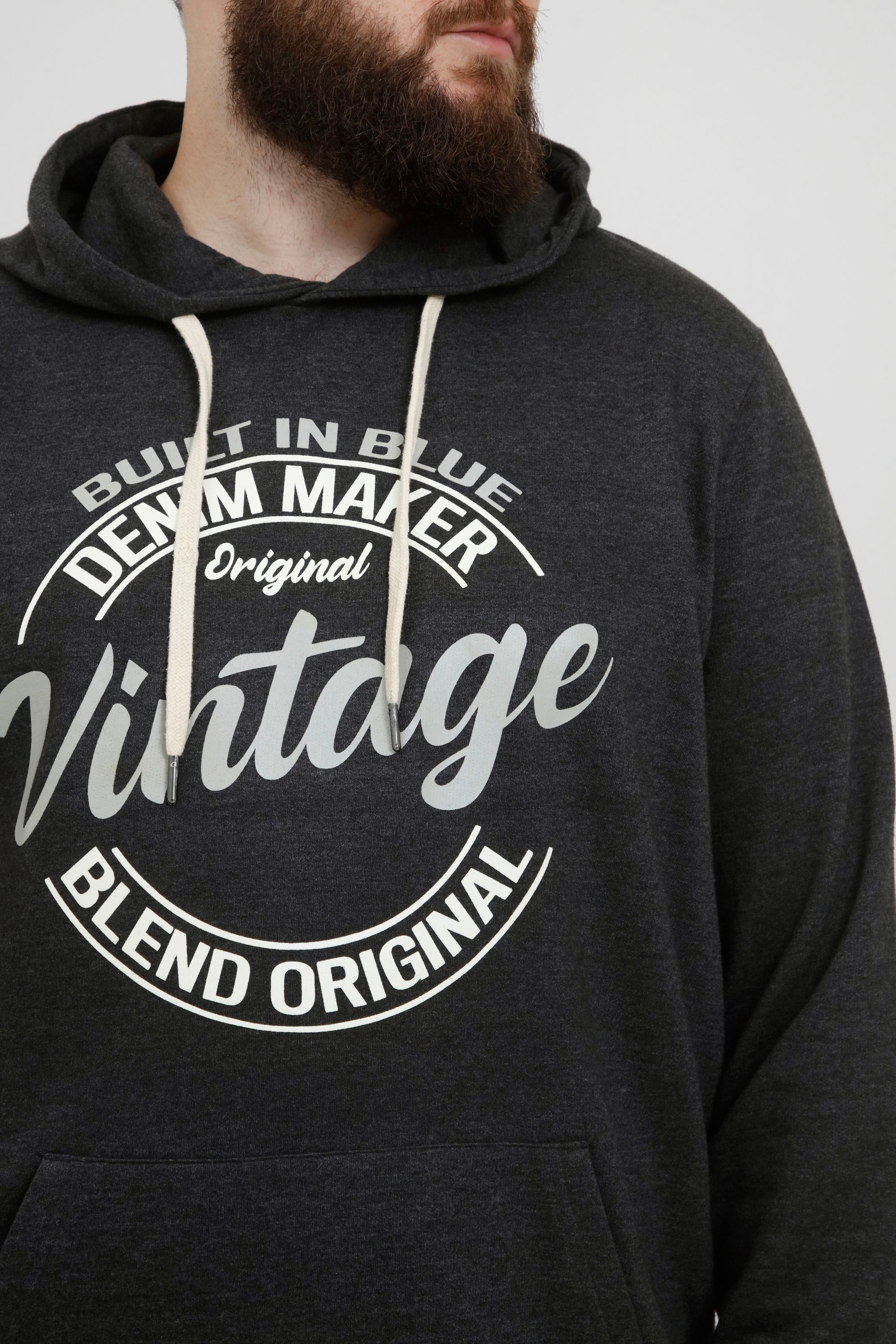 Blend Hoodie »BHTobias Big & Tall«, Modisches Sweatshirt Hoodie in großen Größen
