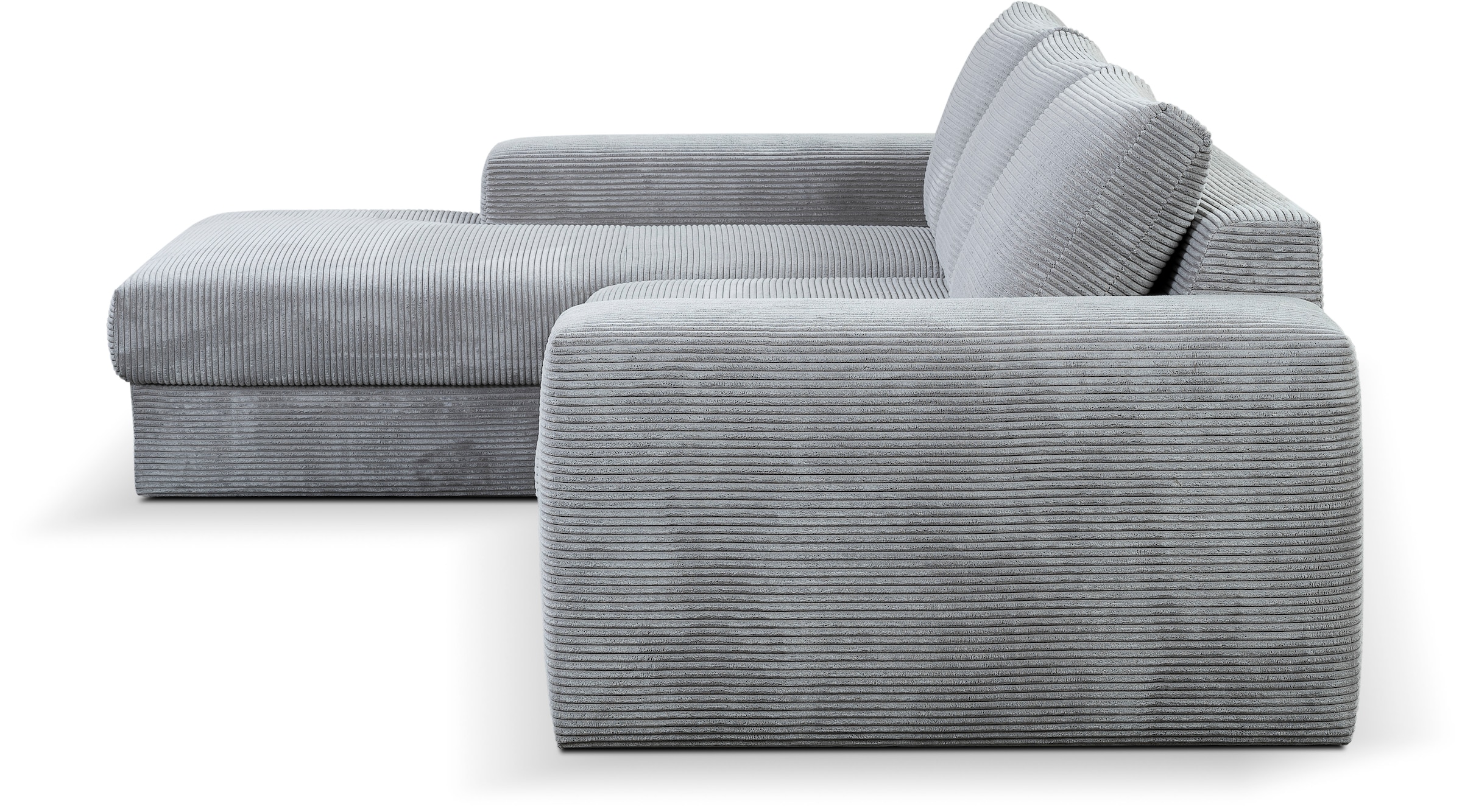WERK2 Ecksofa Rozzana, in modischem Cord-Bezug