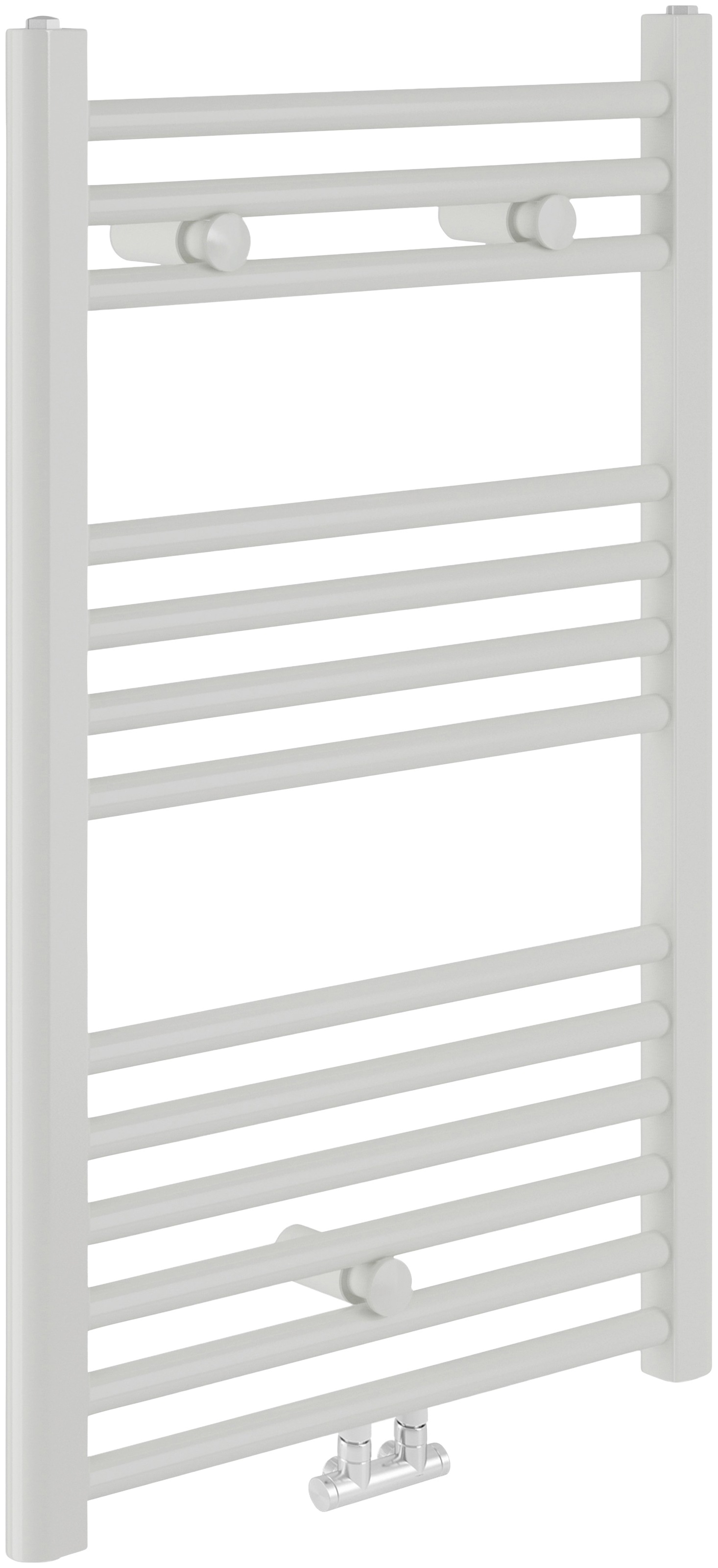 SANOTECHNIK Badheizkörper "BARI", B/H/T: 50cm x 80,3cm x 7cm, 120 W,mittig,unten,links,mittigweiß, Badezimmer, Heizkörper, weiß, in mehreren Größen