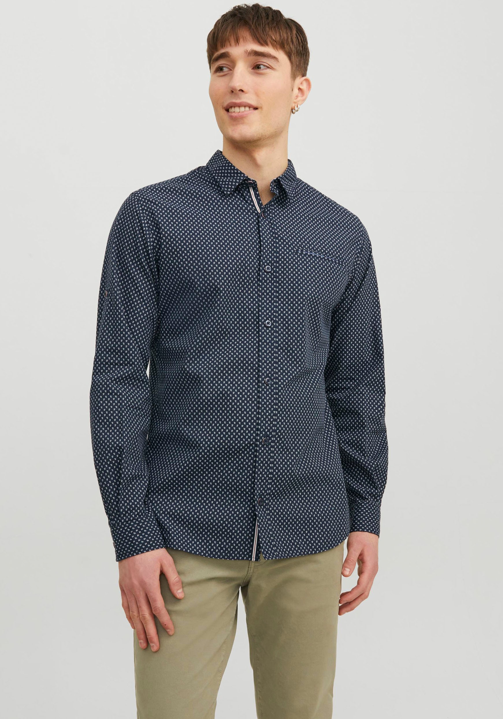 Jack & Jones Langarmhemd »JJEREMY DETAIL SHIRT LS NOOS« ▷ bestellen | BAUR