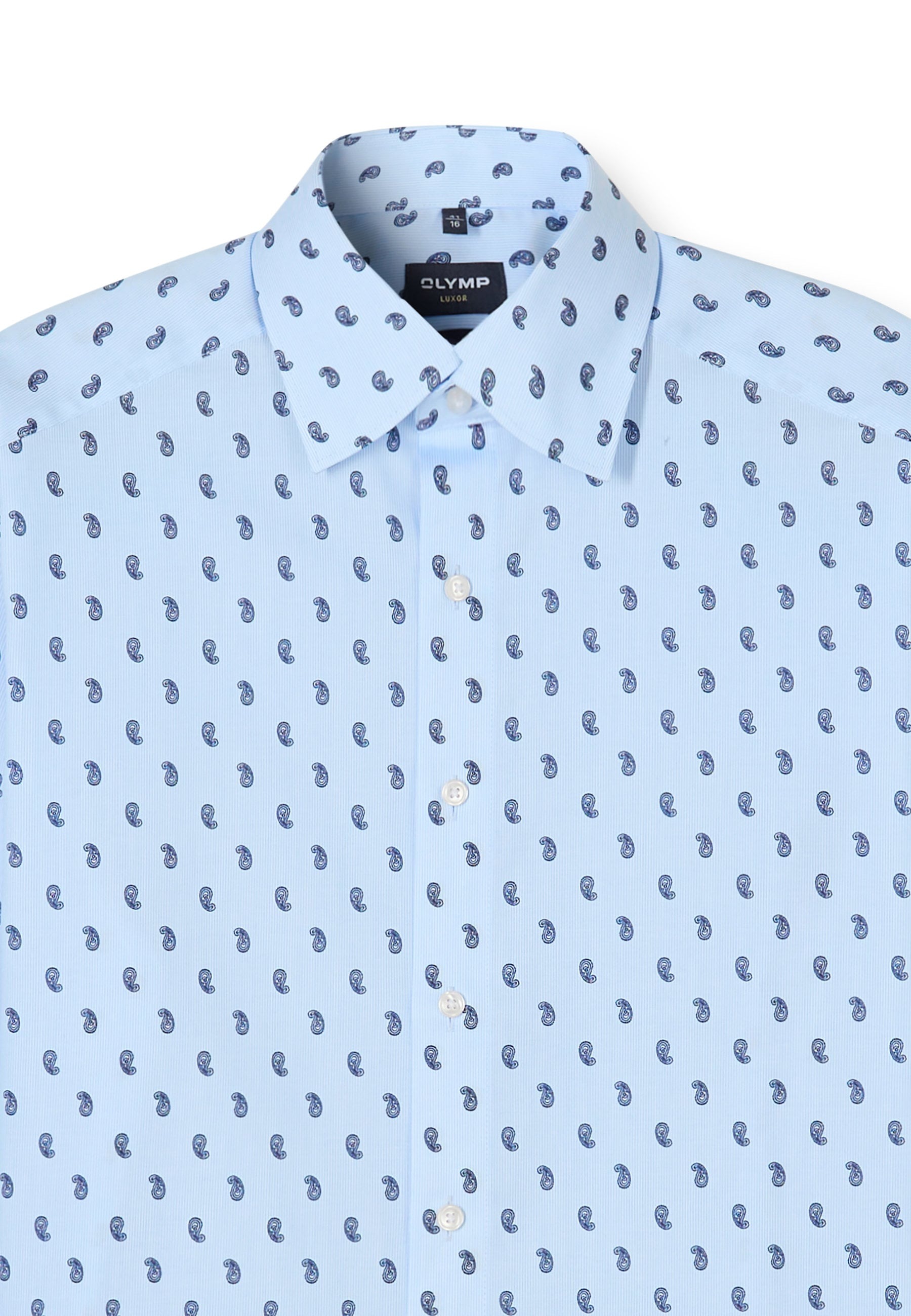 OLYMP Luxor Modern Fit Shirt Blue 42 5