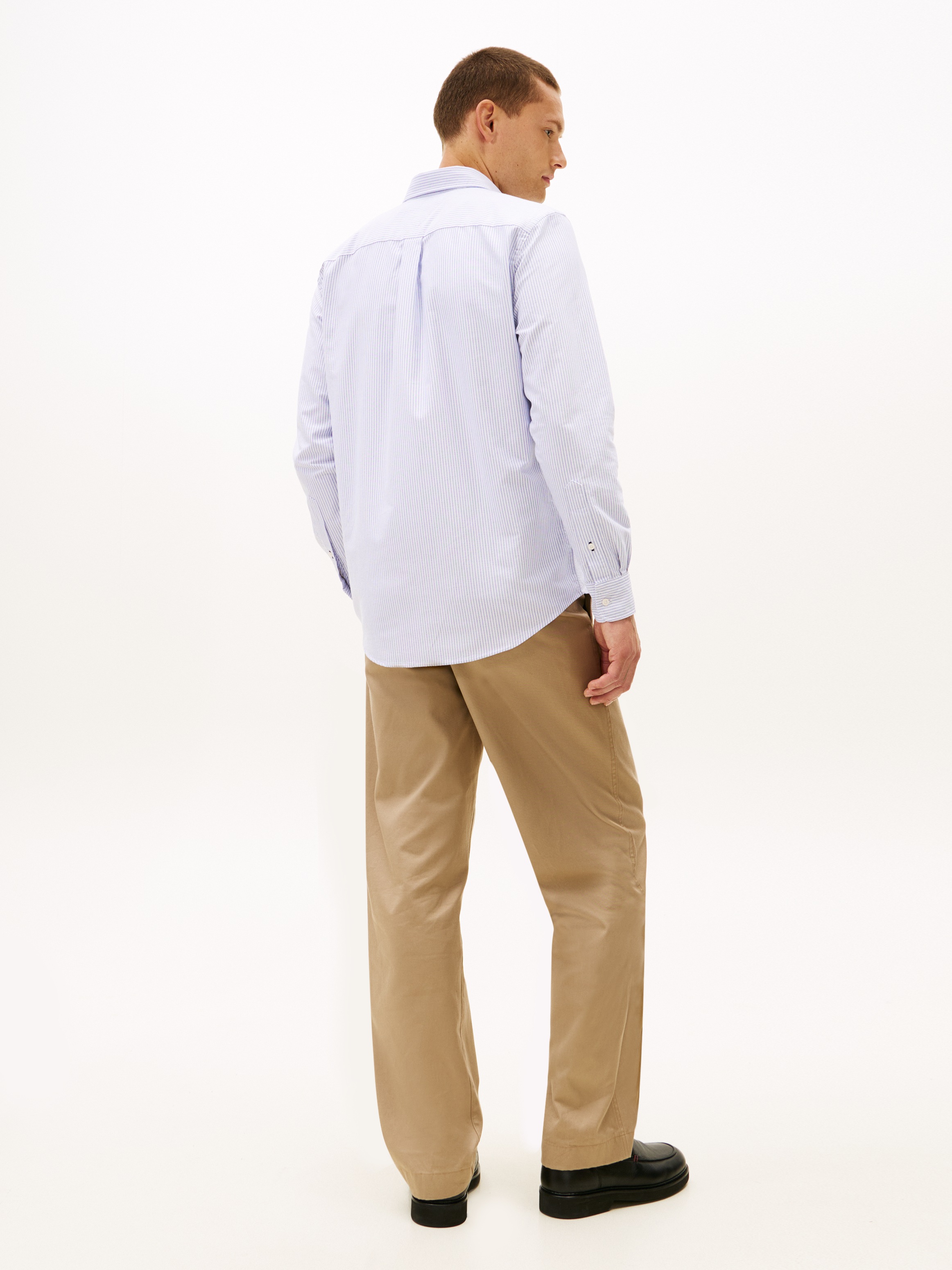 Tommy Hilfiger Langarmhemd »HERITAGE OXFORD STRIPE Regular Fit SHIRT« Regular Fit Oxford Casual