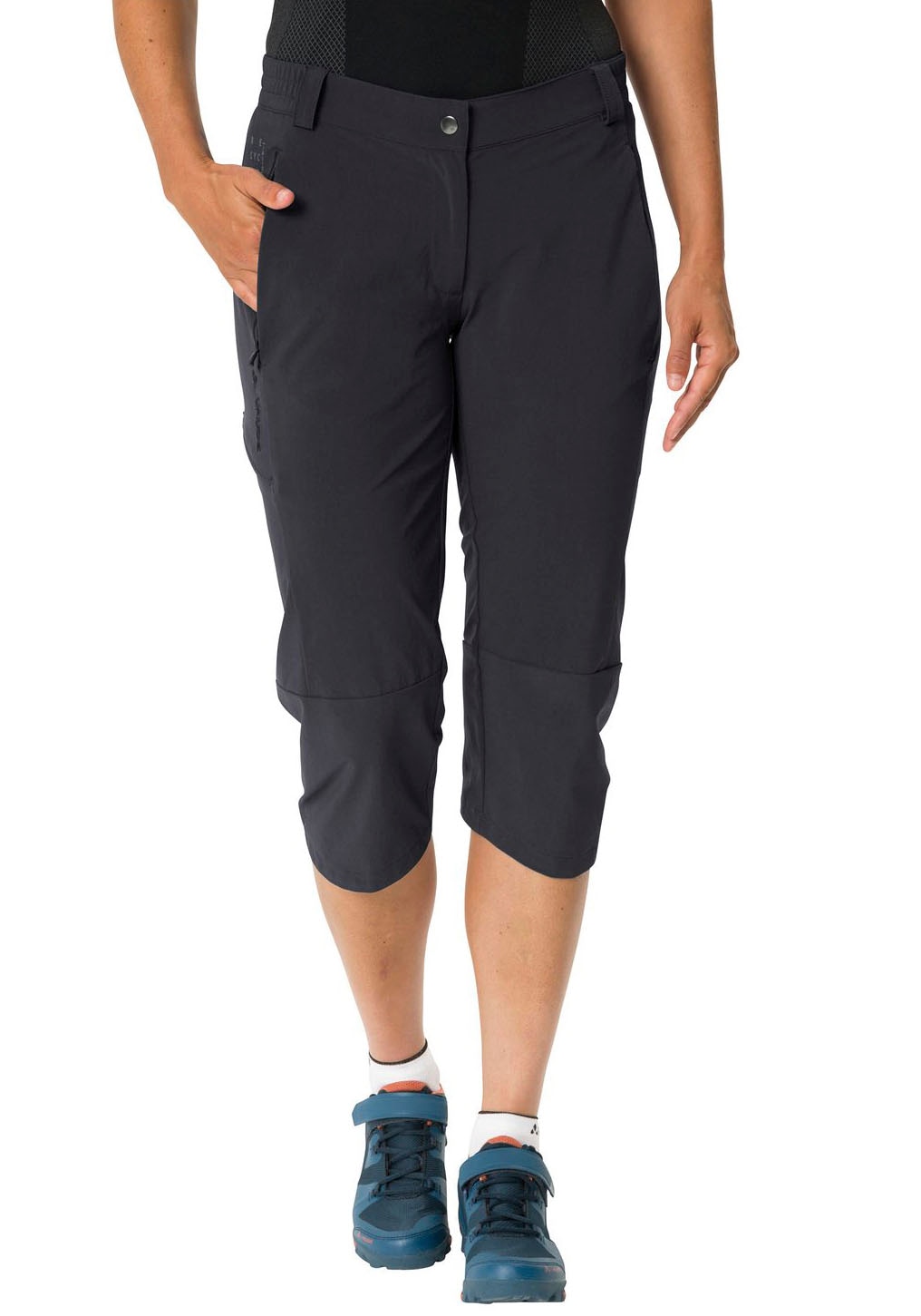 VAUDE 1100000002199 "Womens Yaras 3/4 Pants" sportlicher Stil, für Radsport, aus Polyamid, Elasthan und Polyester