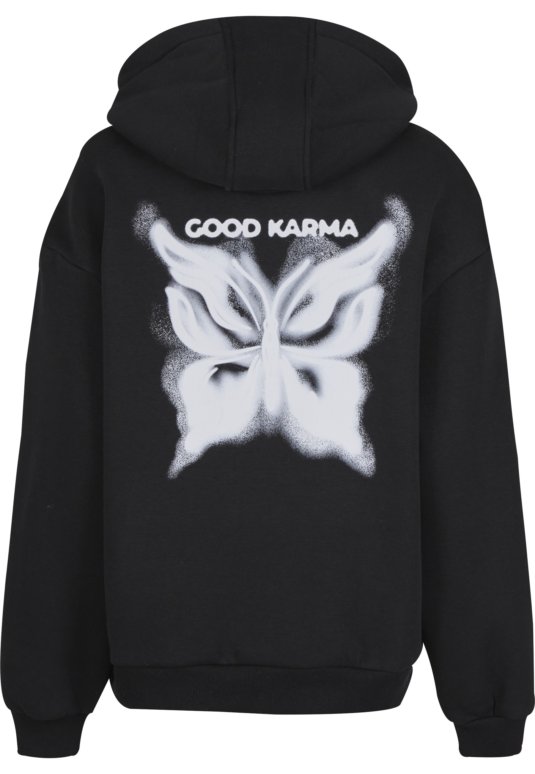 Miss Tee Kapuzensweatshirt "Miss Tee Karma Butterfly Ladies Fluffy Hoody", günstig online kaufen
