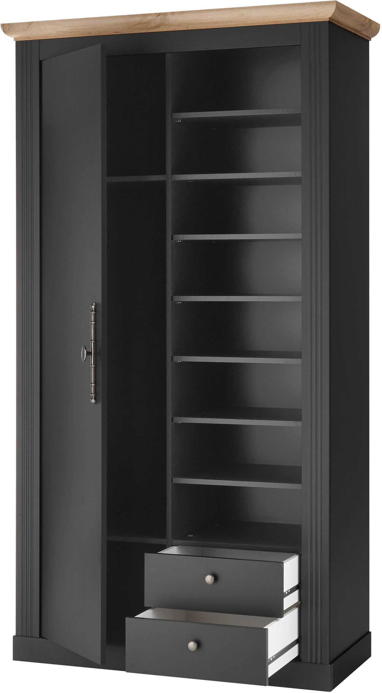 Home affaire Garderobenschrank »WESTMINSTER TOPSELLER!«, (Breite ca. 108 cm), im romantischen Landhausstil