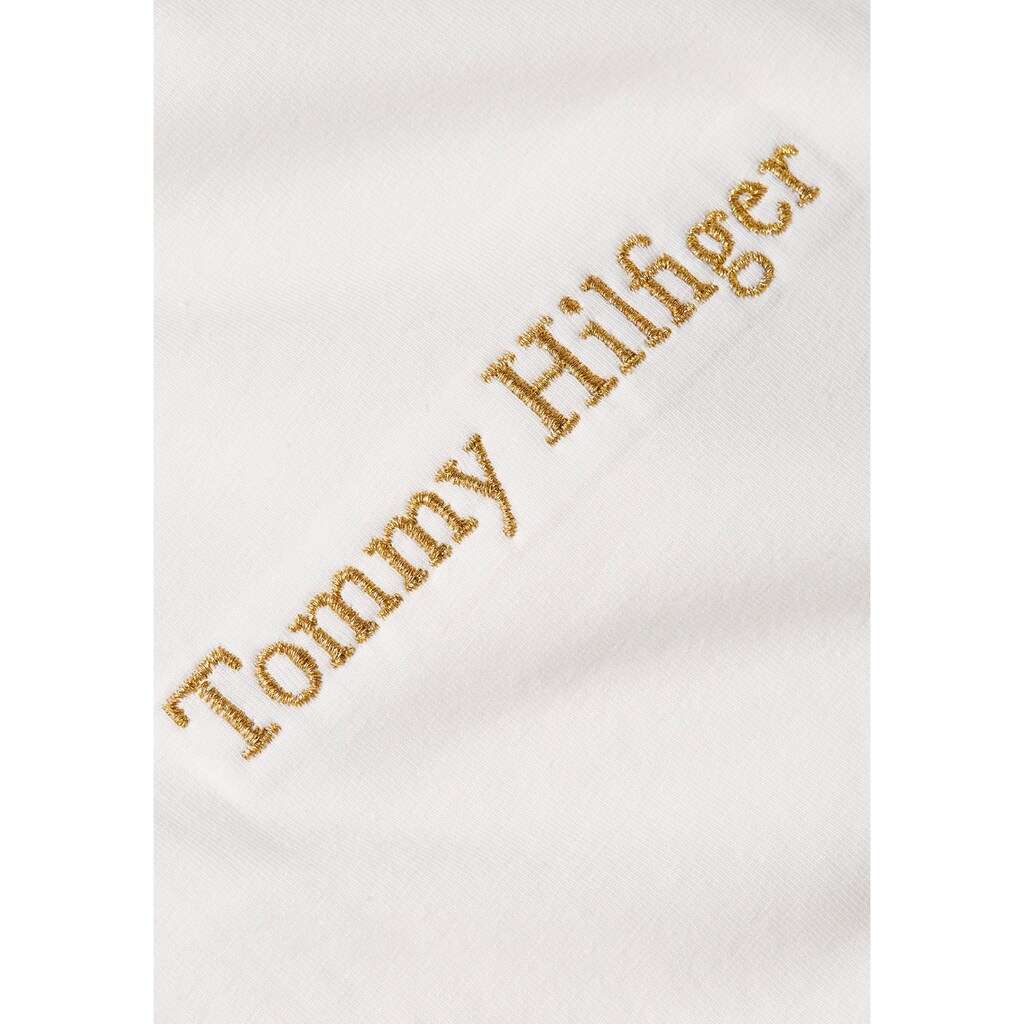 Tommy Hilfiger Langarmshirt »SLIM NY METALLIC C-NK LS«