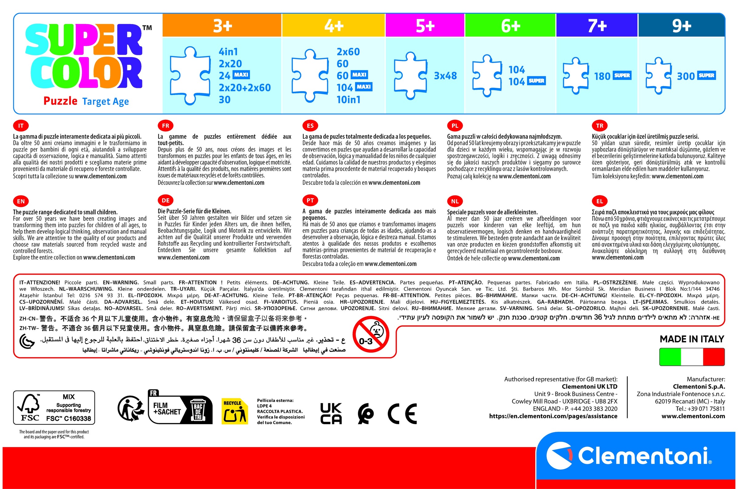Clementoni® Puzzle »Supercolor K-Pop Demon Hunters« Made in Europe