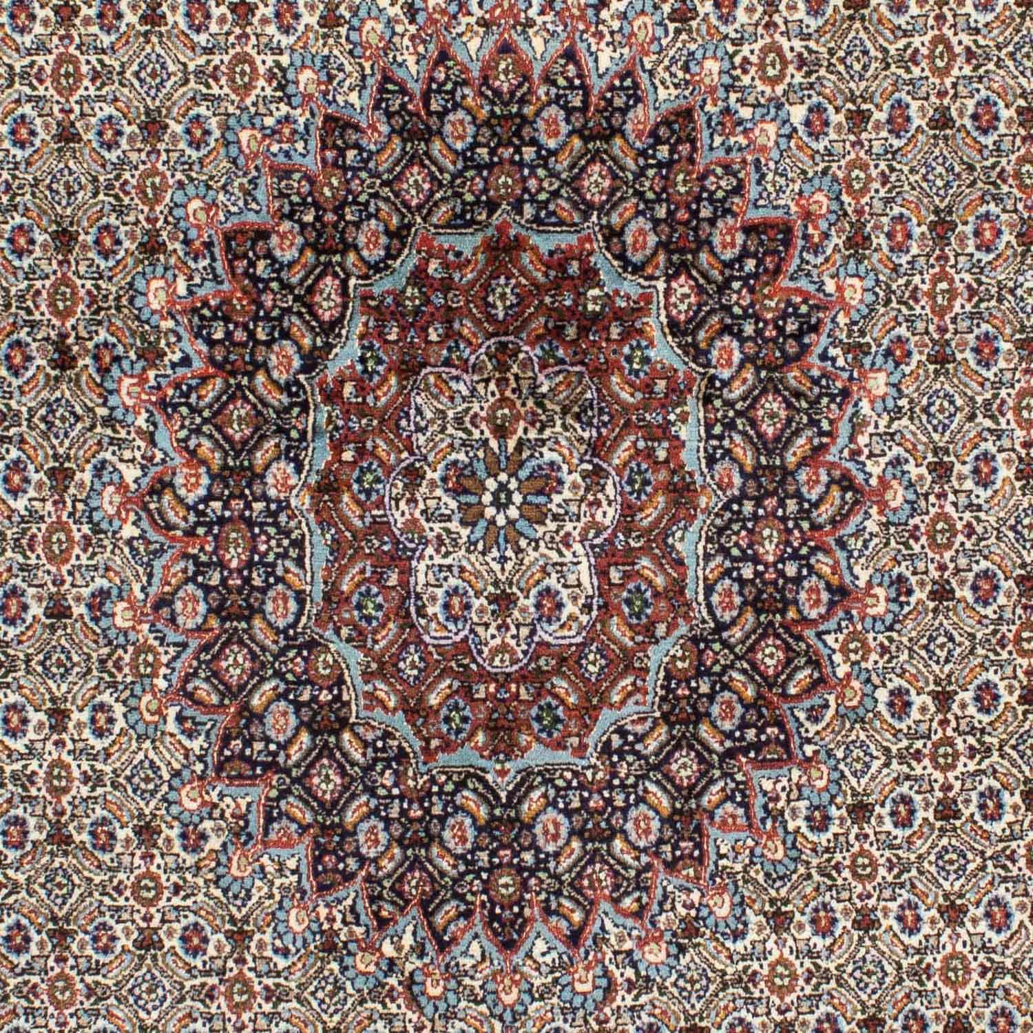 morgenland Wollteppich »Moud Stark Gemustert Marrone chiaro 295 x 243 cm«, rechteckig, Unikat mit Zertifikat