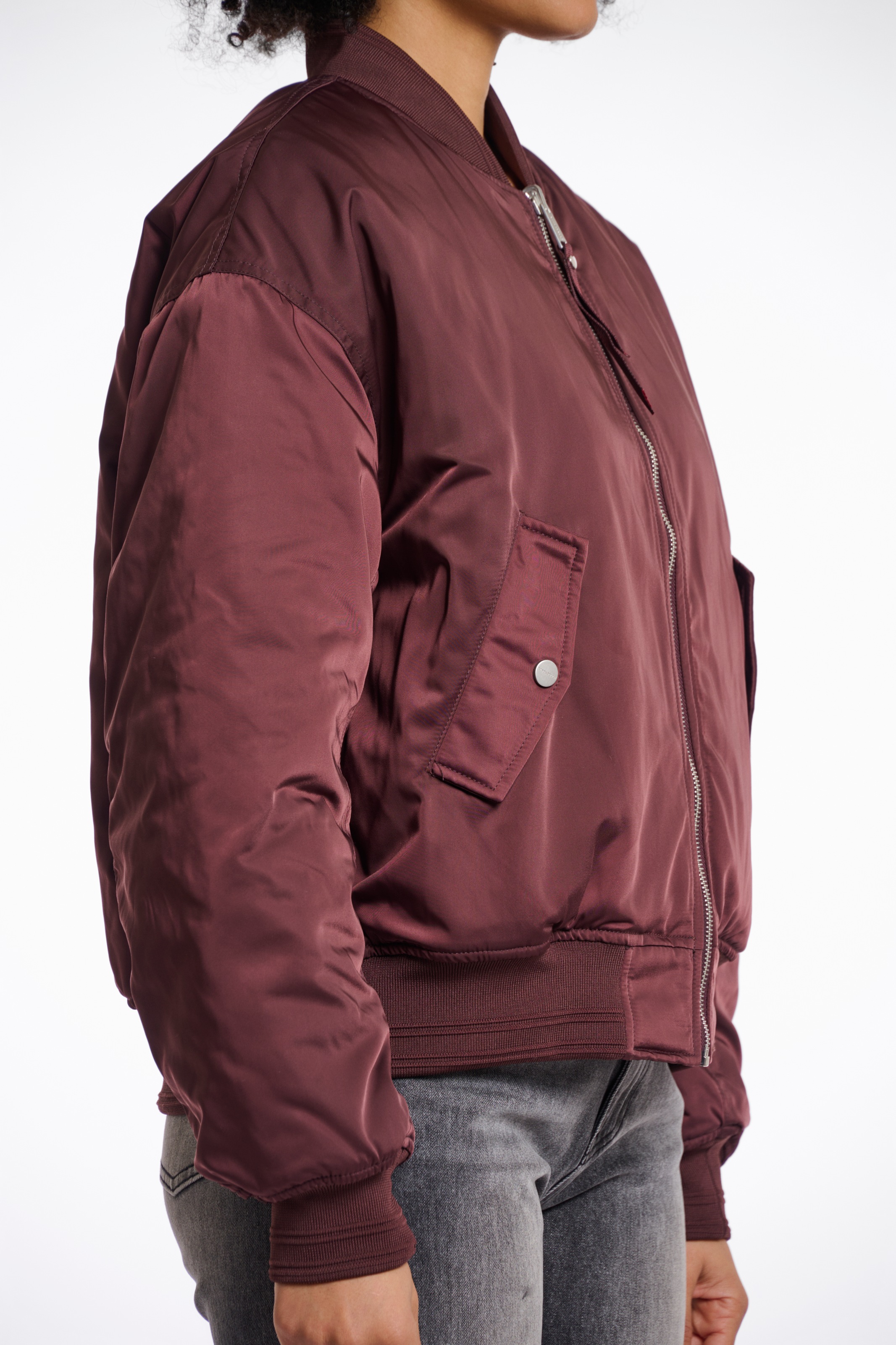 Thumbnail - Rino & Pelle Bomberjacke "DJENNA" ohne Kapuze mit Reißverschluss und Klapptaschen