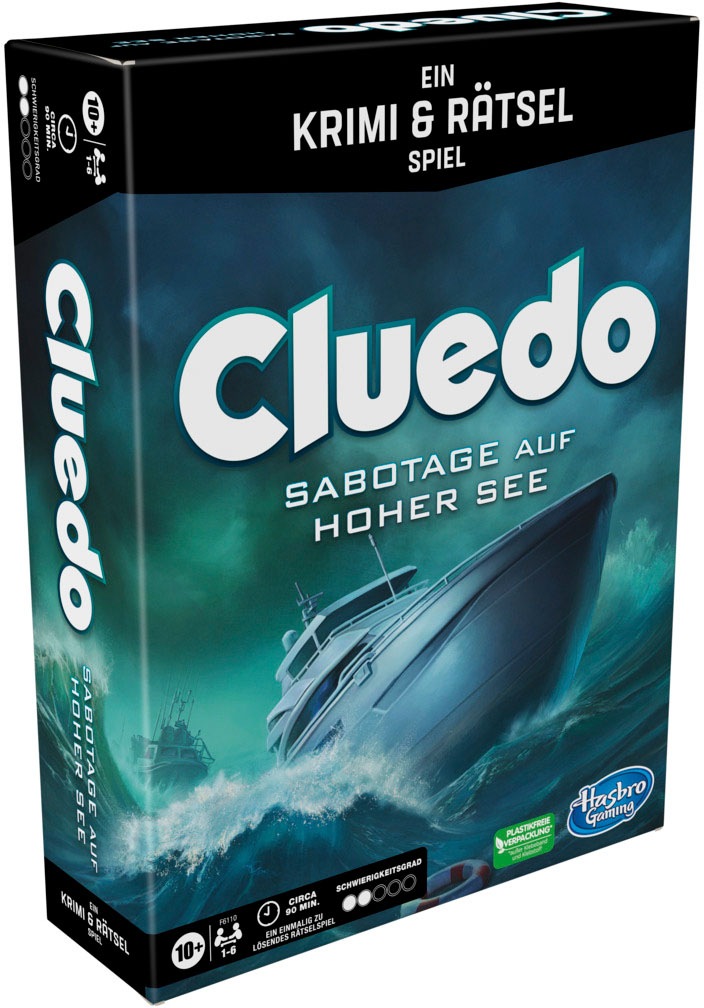 Hasbro Spiel »Cluedo Sabotage auf hoher See«