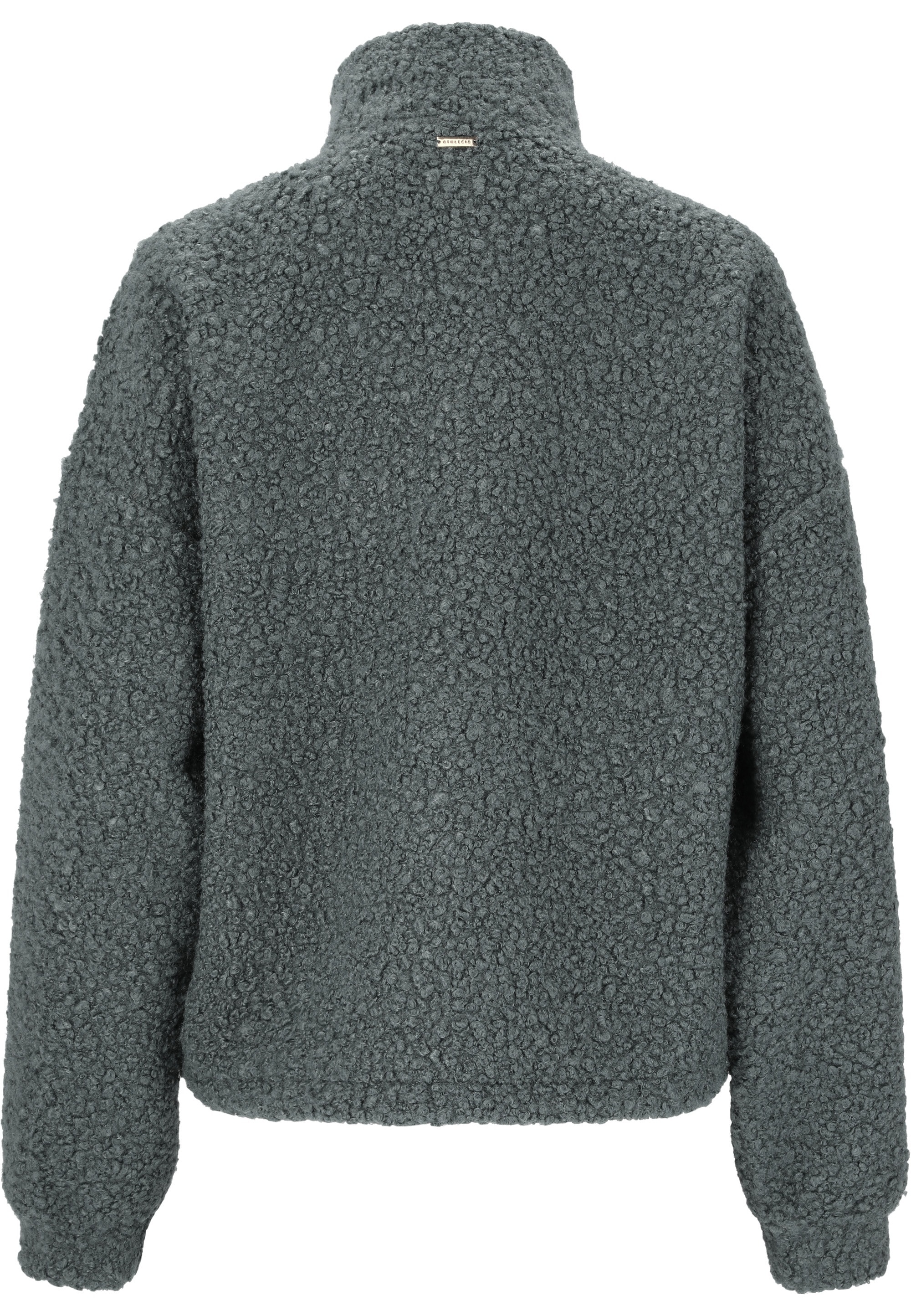 ATHLECIA Strickpullover »Florrie«, mit Teddy-Fleece und halbem Reißverschluss