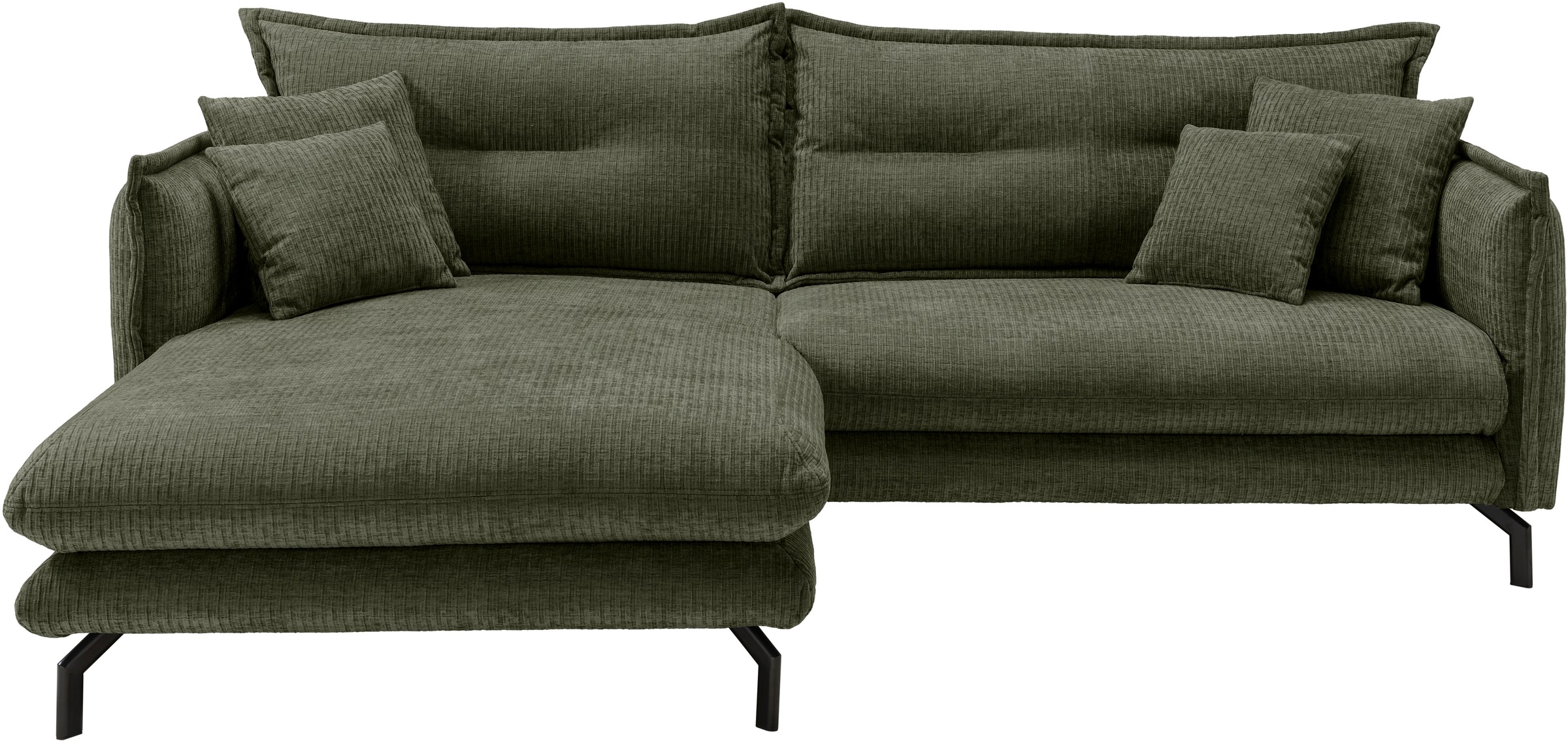 Home affaire Ecksofa "LAVA Breite 255 cm, modern und elegant, aktuelle Kiss günstig online kaufen