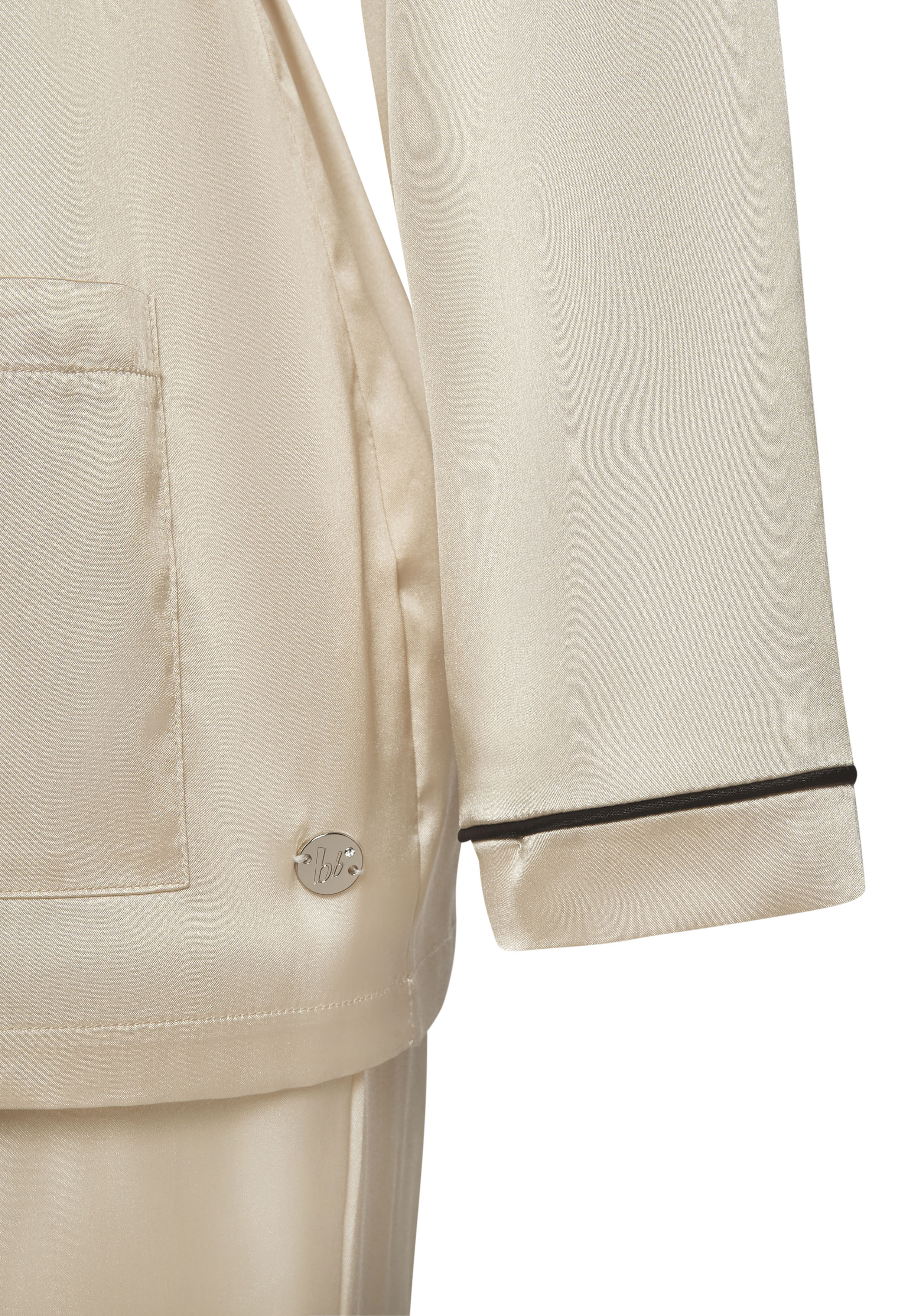 Thumbnail - Bruno Banani Pyjama, (2 tlg., 1 Stück), mit Kontrastpaspel-Details