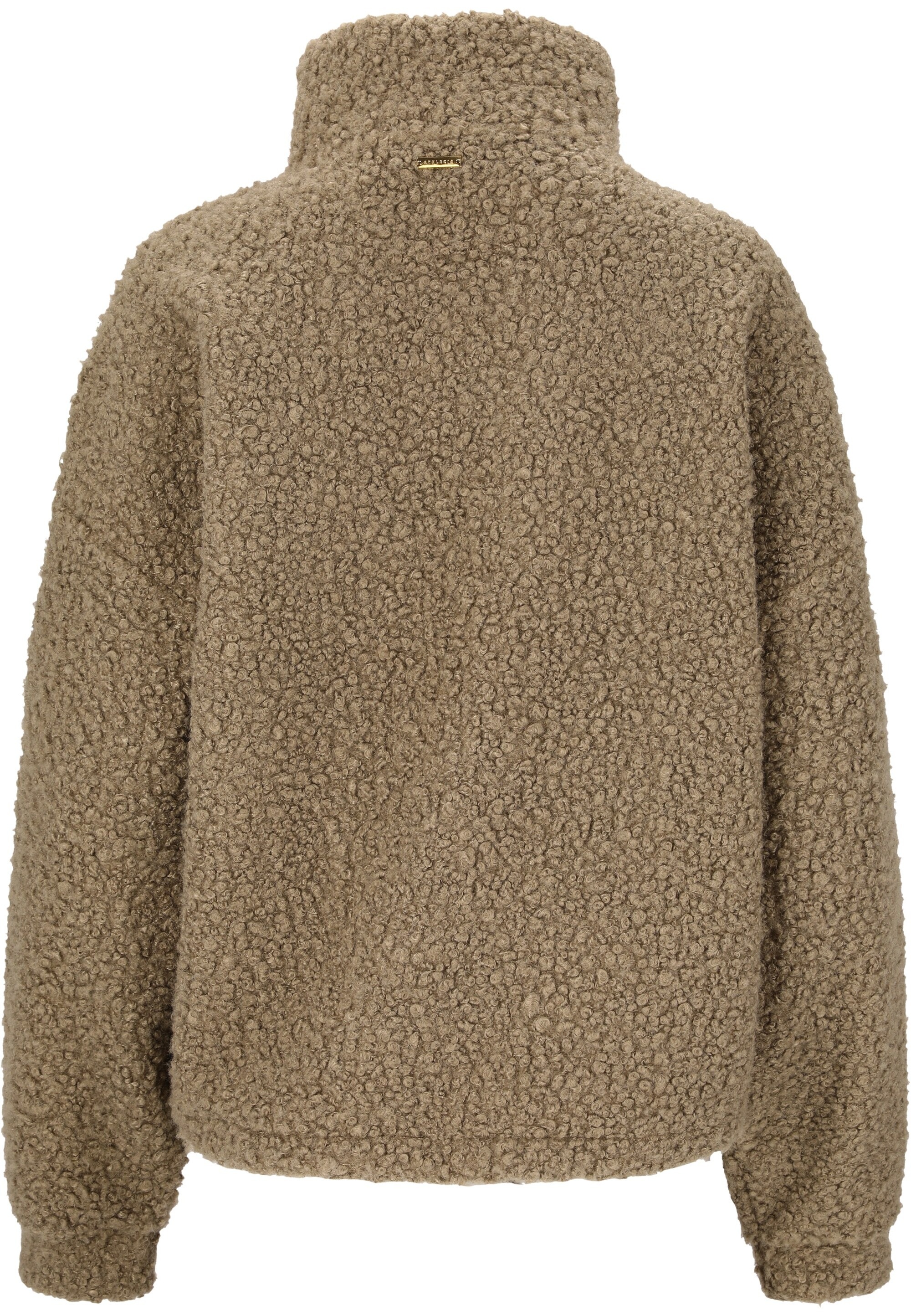 ATHLECIA Strickpullover »Florrie«, mit Teddy-Fleece und halbem Reißverschluss