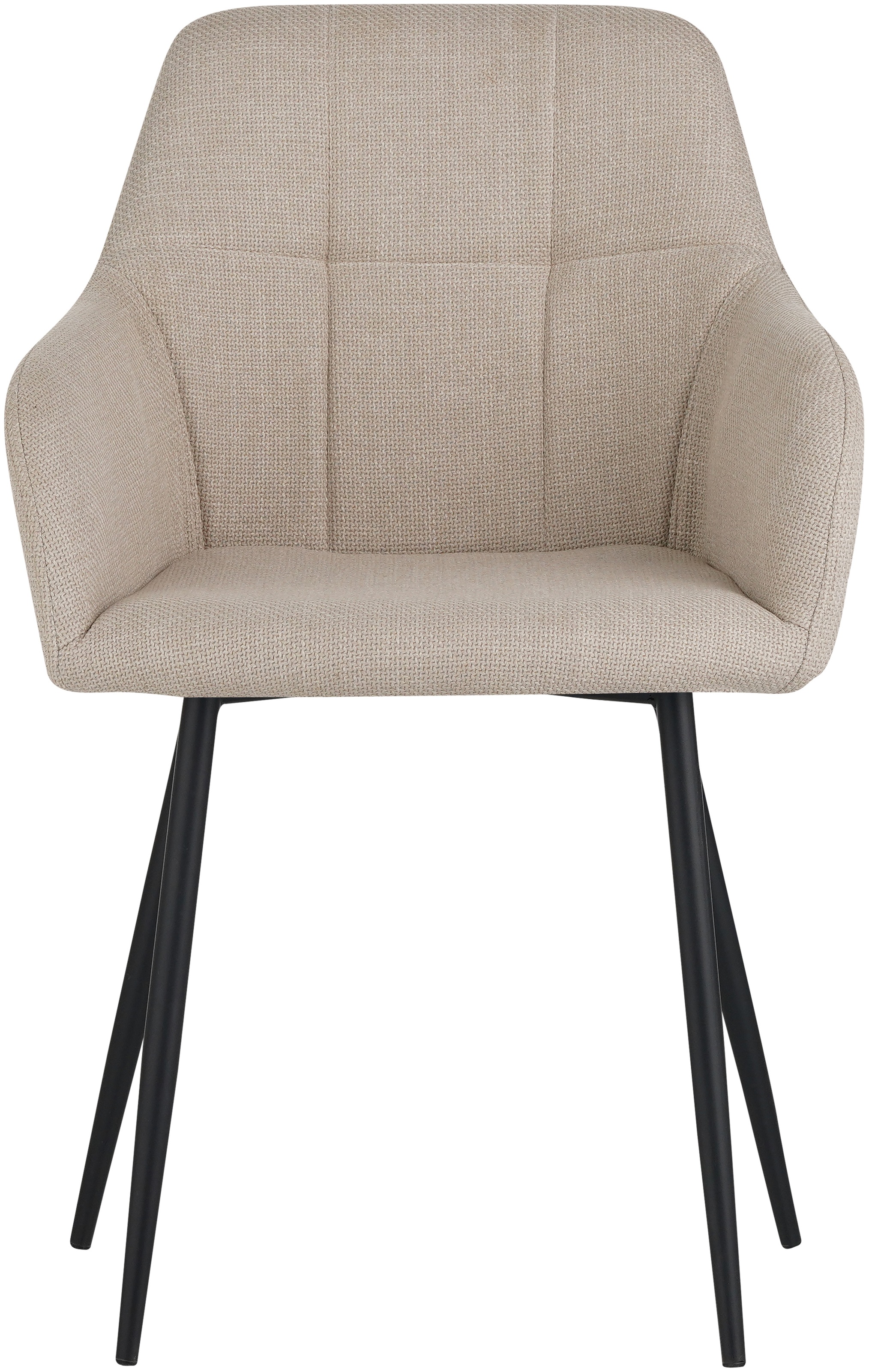 HELA Essgruppe »MOSEL«, (3 tlg.), Tisch 90x75 cm, Platte rund, gesinterter Stein, Armlehnenstuhl