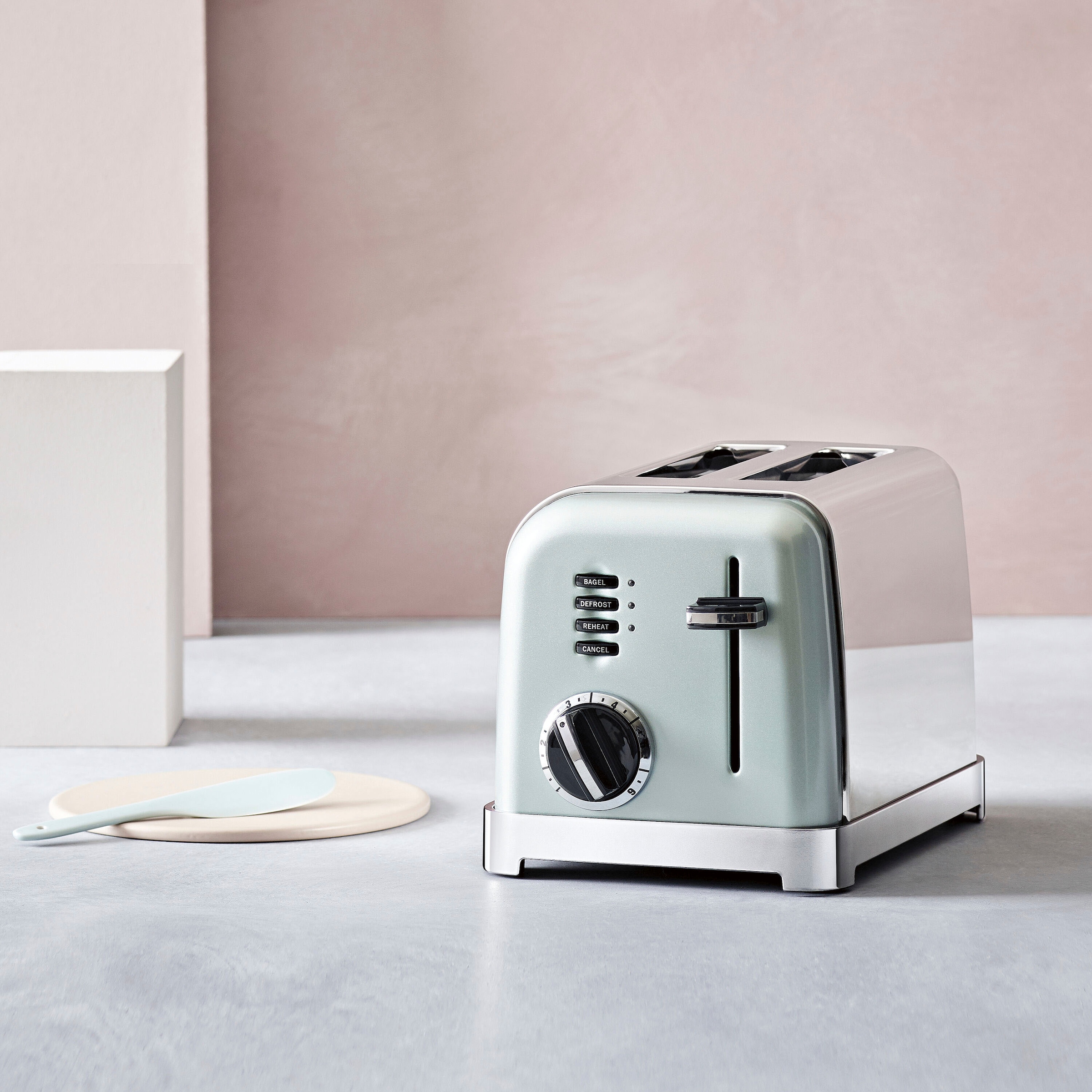 Cuisinart Toaster »CPT160GE«, 2 kurze Schlitze, für 2 Scheiben, 900 W,  extra breite Toastschlitze, Retro Design online bestellen | BAUR