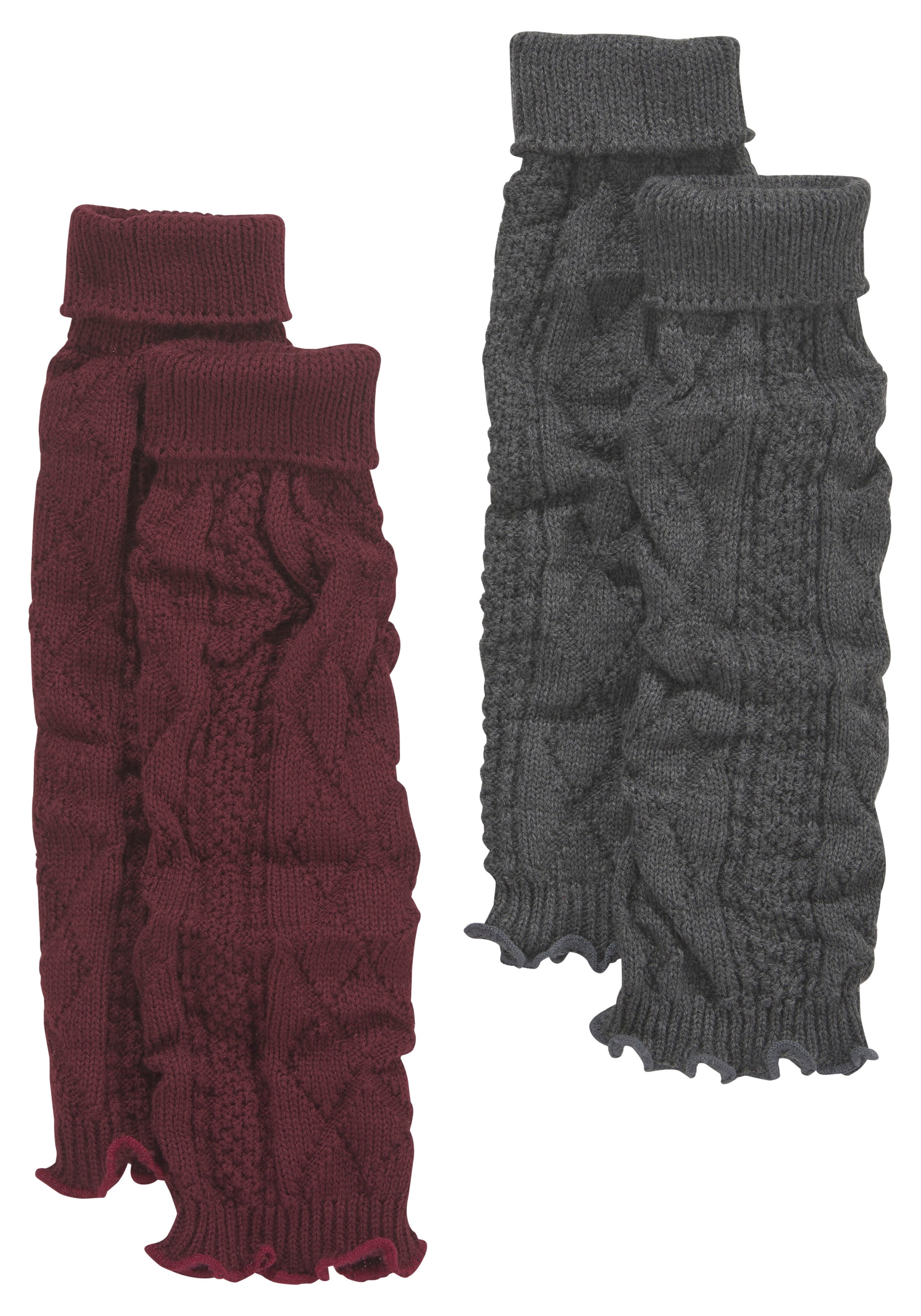 Lavana Stulpensocken, (Packung, 2 Paar), mit Zopfstrickmuster günstig online kaufen