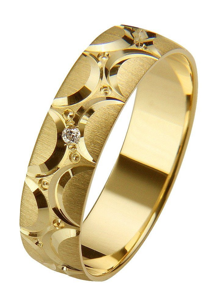 Firetti Trauring »Schmuck Geschenk Gold 375 Hochzeit Ehering \