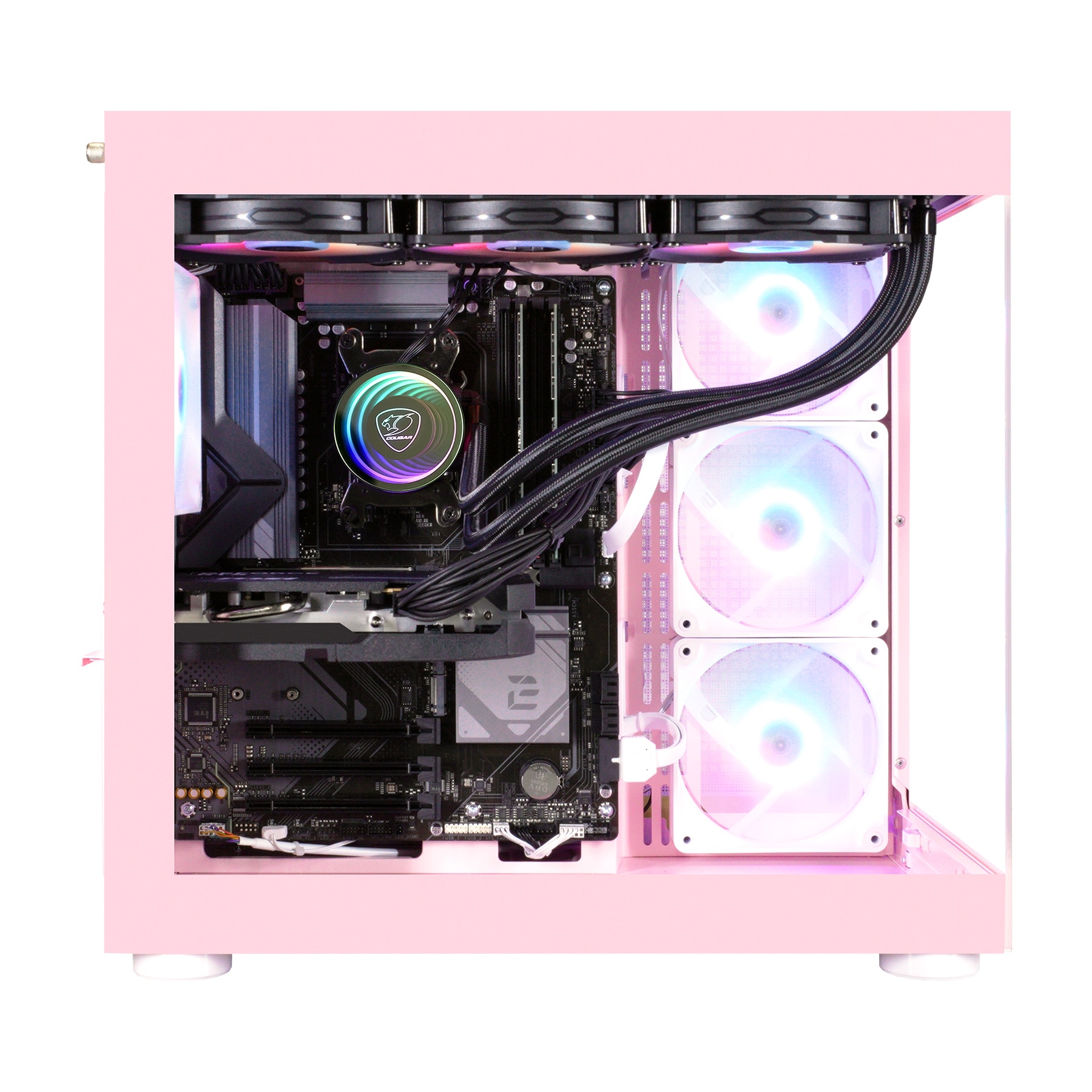 Cougar Gaming-PC »FV150 PK 8058 AMD Ryzen 7 9800X3D 32GB DDR5 1TB SSD RTX 5070Ti« Windows 11, DDR5 RAM, Wasserkühlung